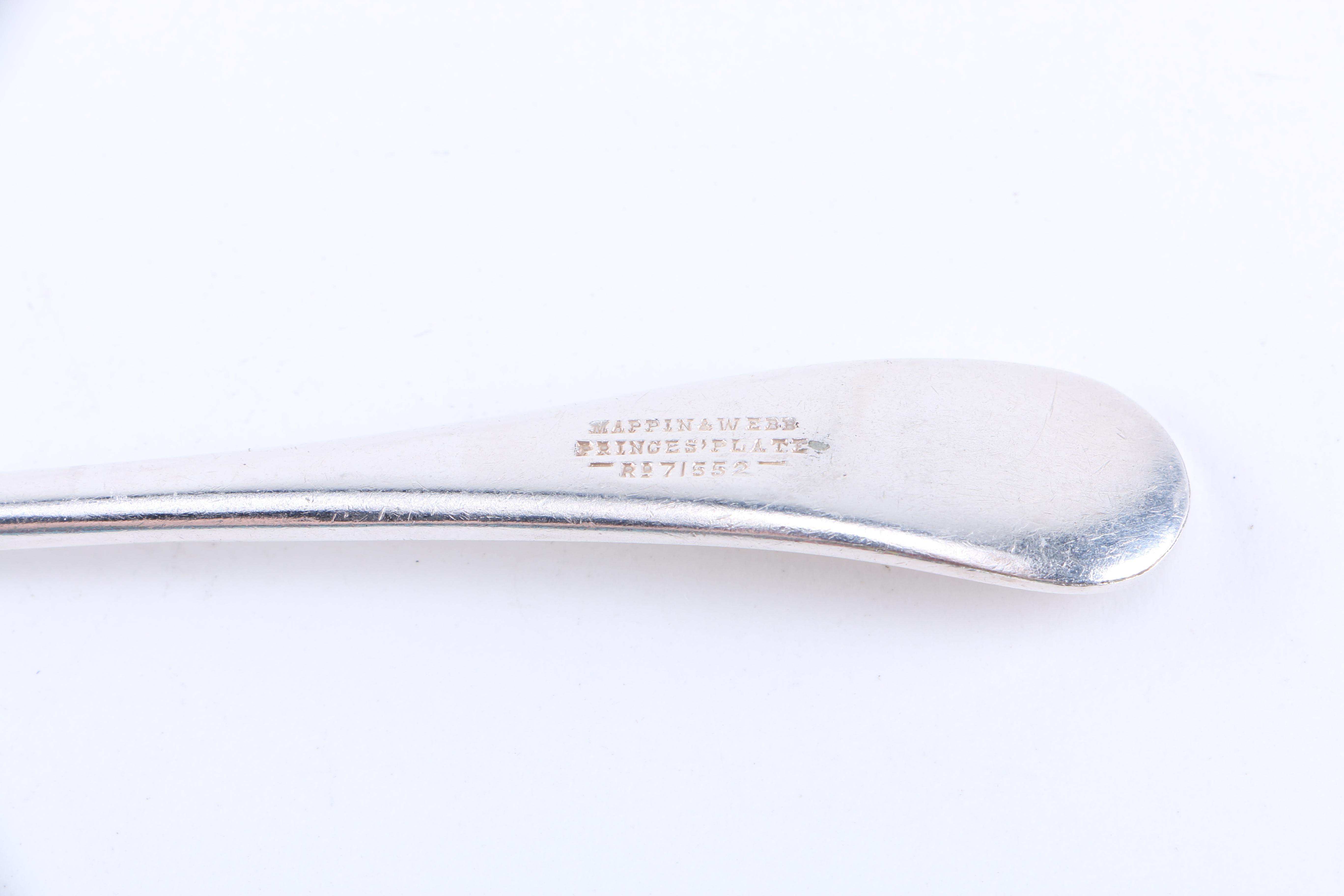 Mappin & Webb Silver Plate Tableware Featuring Princes' Plate