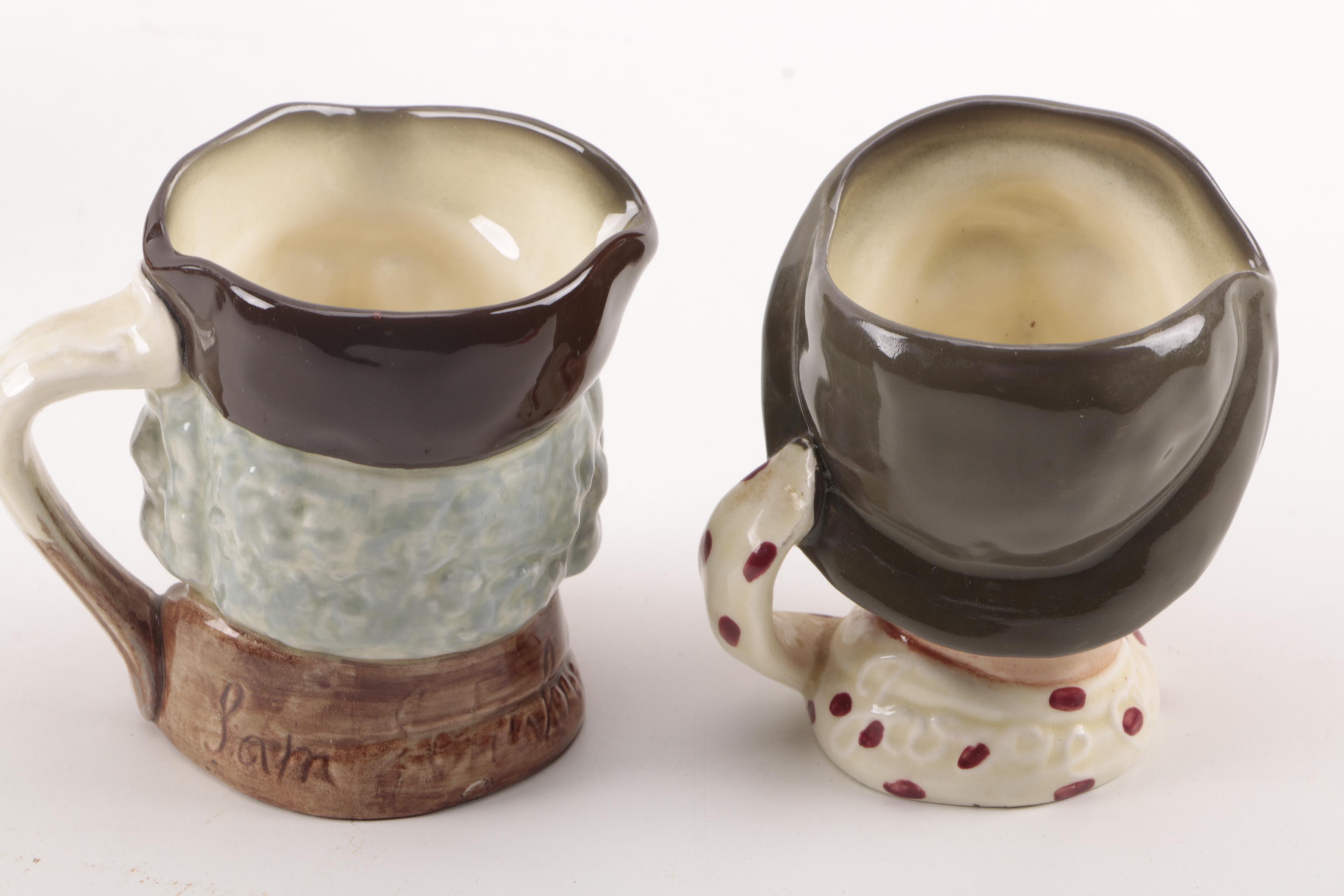 Miniature Set of Royal Doulton Toby Character Jugs