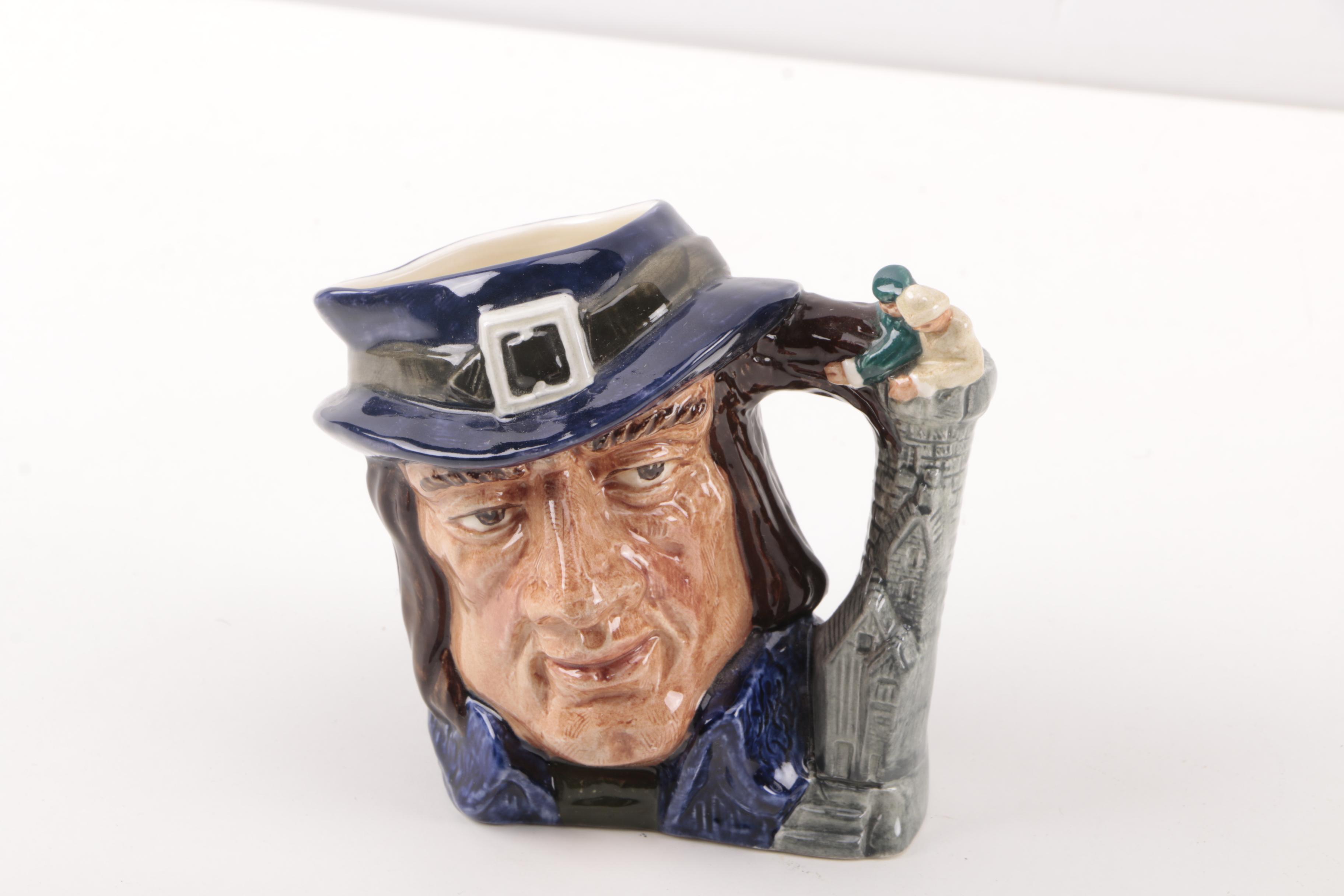 Miniature Set of Royal Doulton Toby Character Jugs