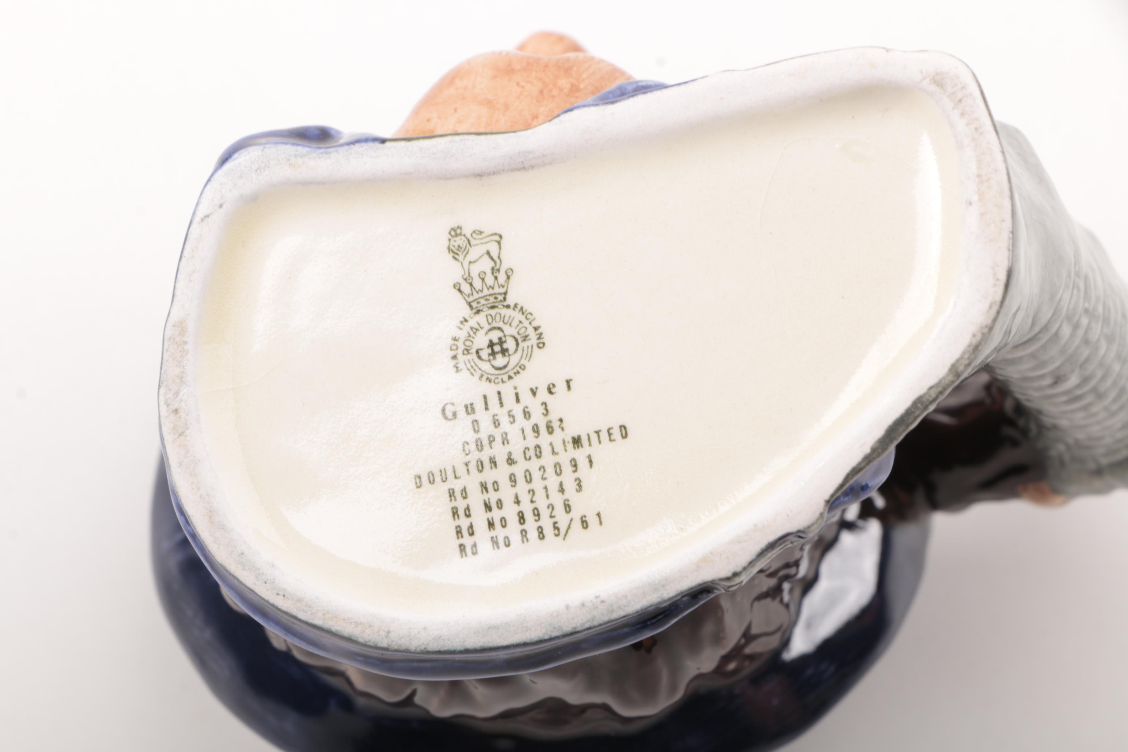 Miniature Set of Royal Doulton Toby Character Jugs