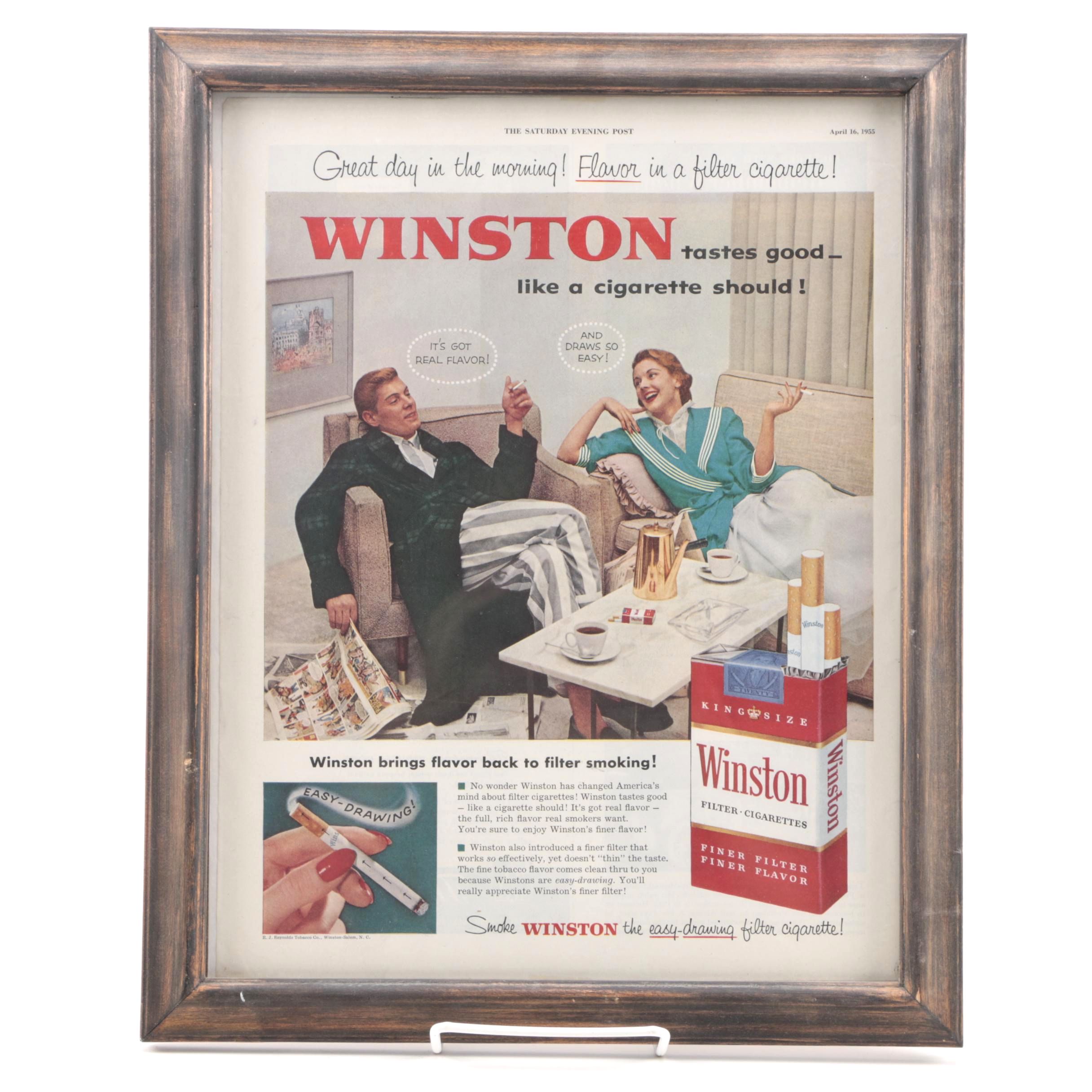 R. J. Reynolds Tobacco Co. Offset Lithograph Advertisement