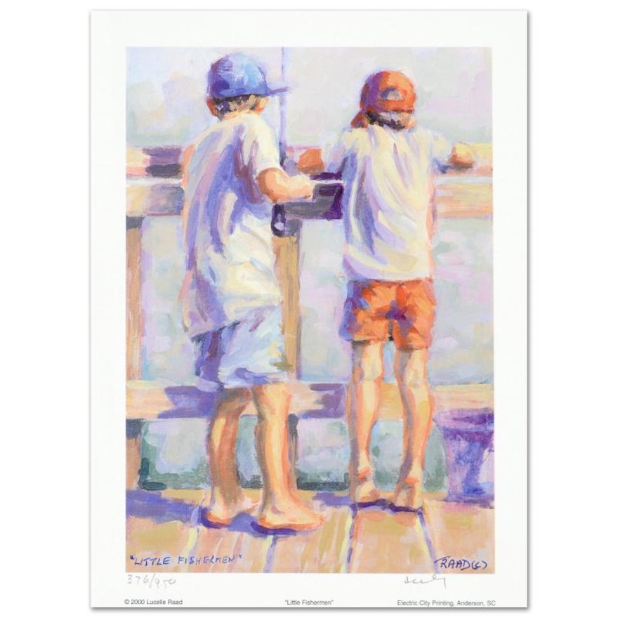 Lucelle Raad Limited Edition Lithograph "Little Fishermen"