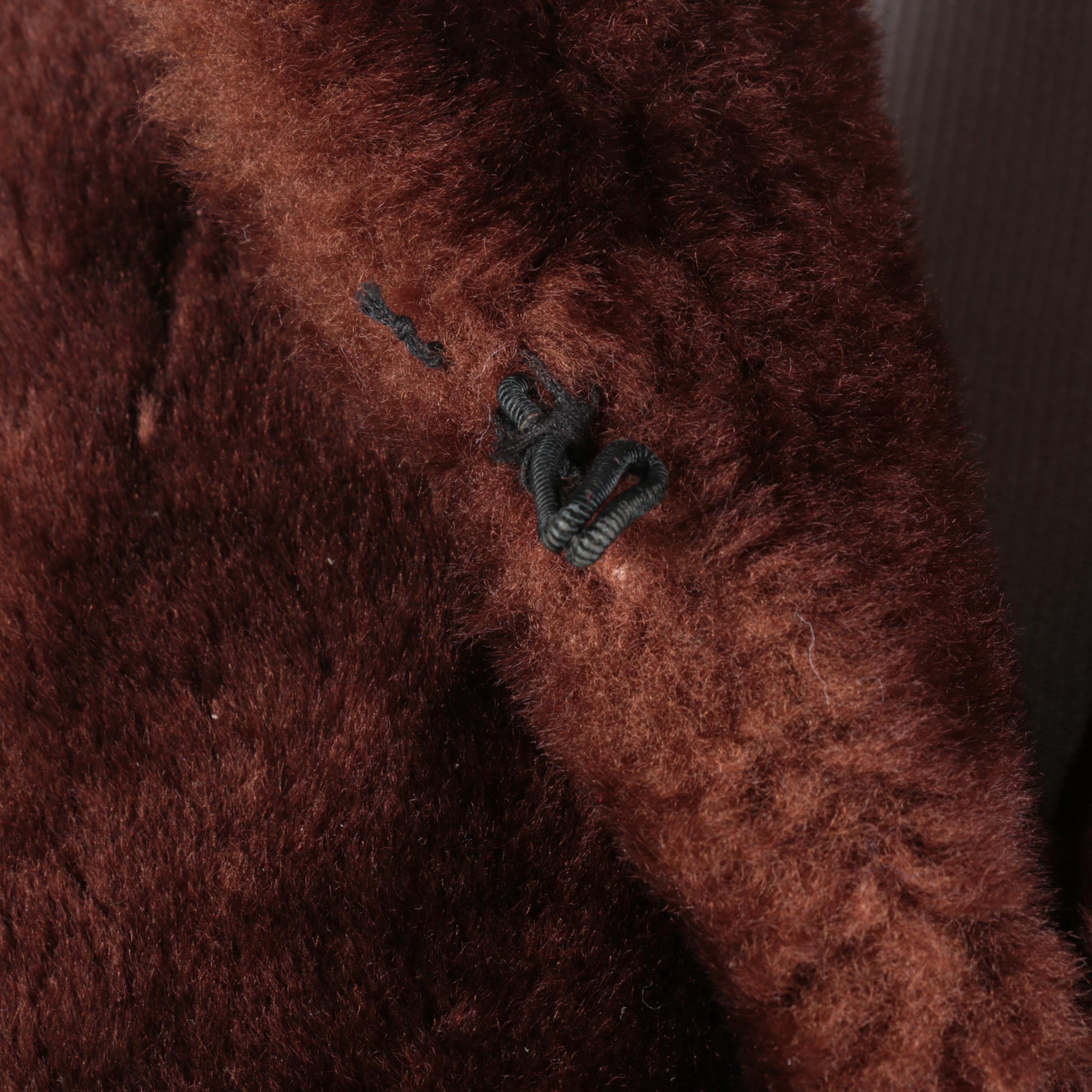 Vintage Strawbridge & Clothier Brown Mouton Coat