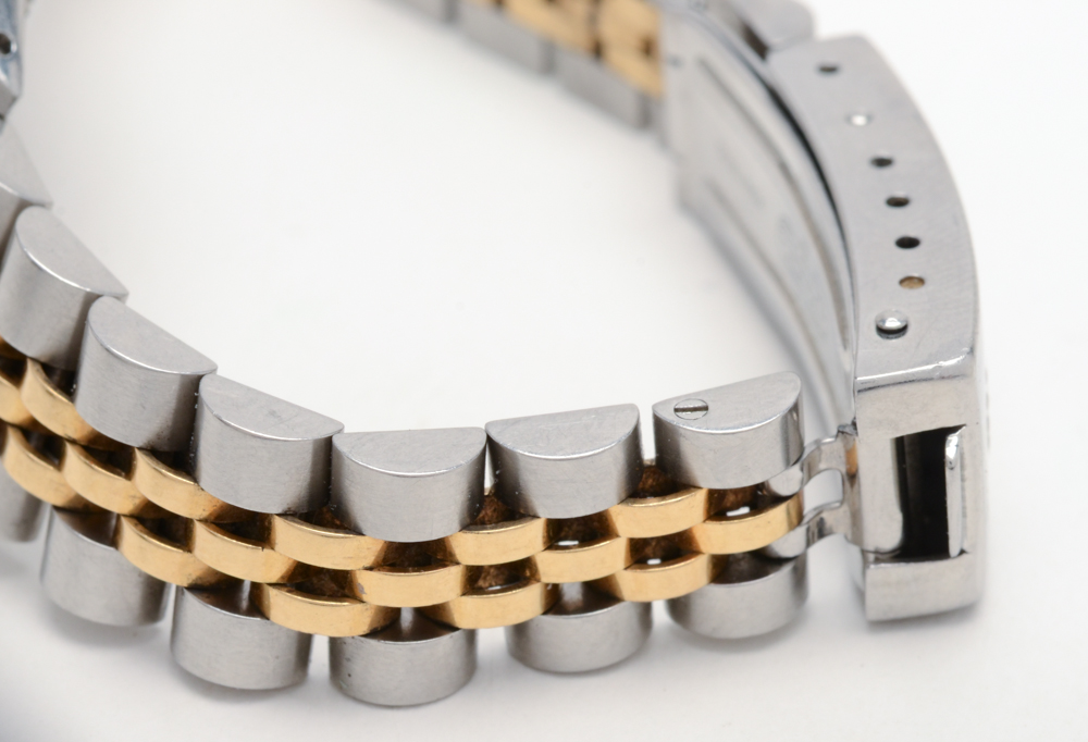 Vintage Rolex 14K Yellow Gold Fluted Bezel Watch