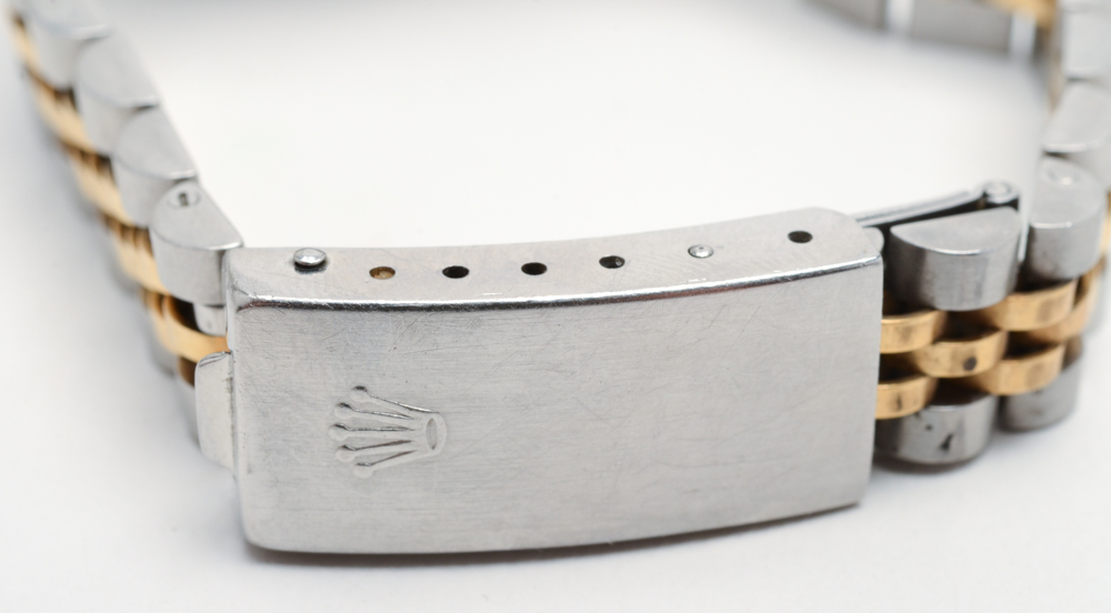 Vintage Rolex 14K Yellow Gold Fluted Bezel Watch