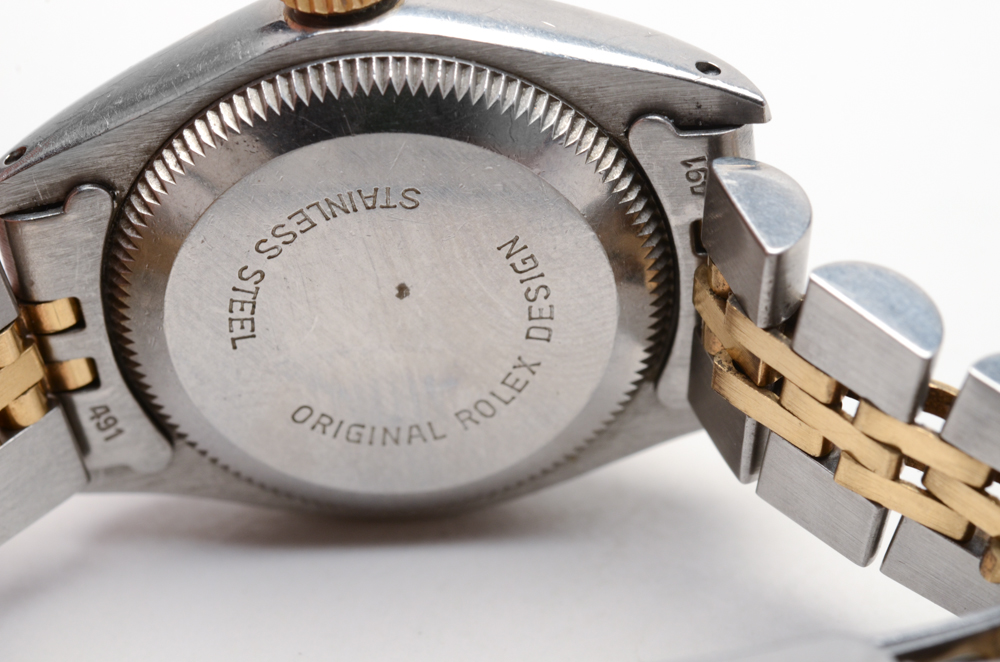 Vintage Rolex 14K Yellow Gold Fluted Bezel Watch