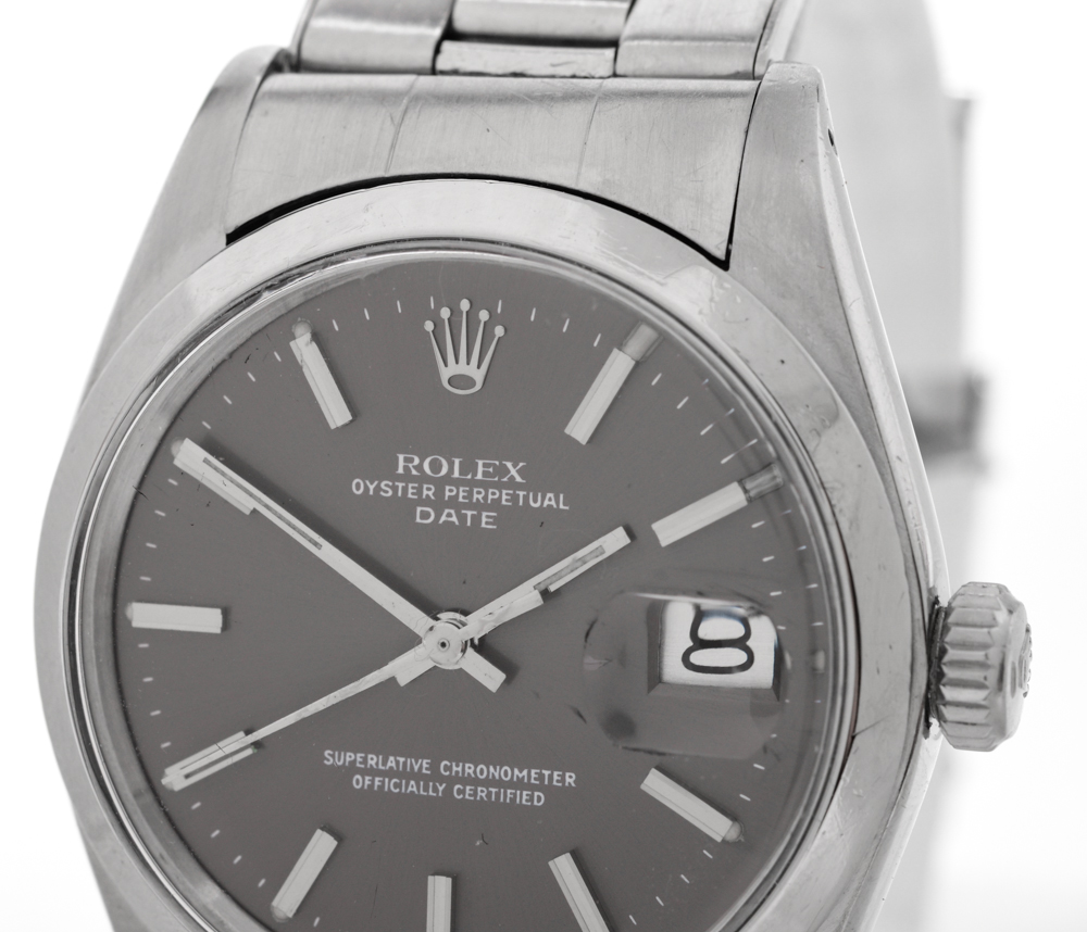 1975 Rolex Date Stainless Steel Watch