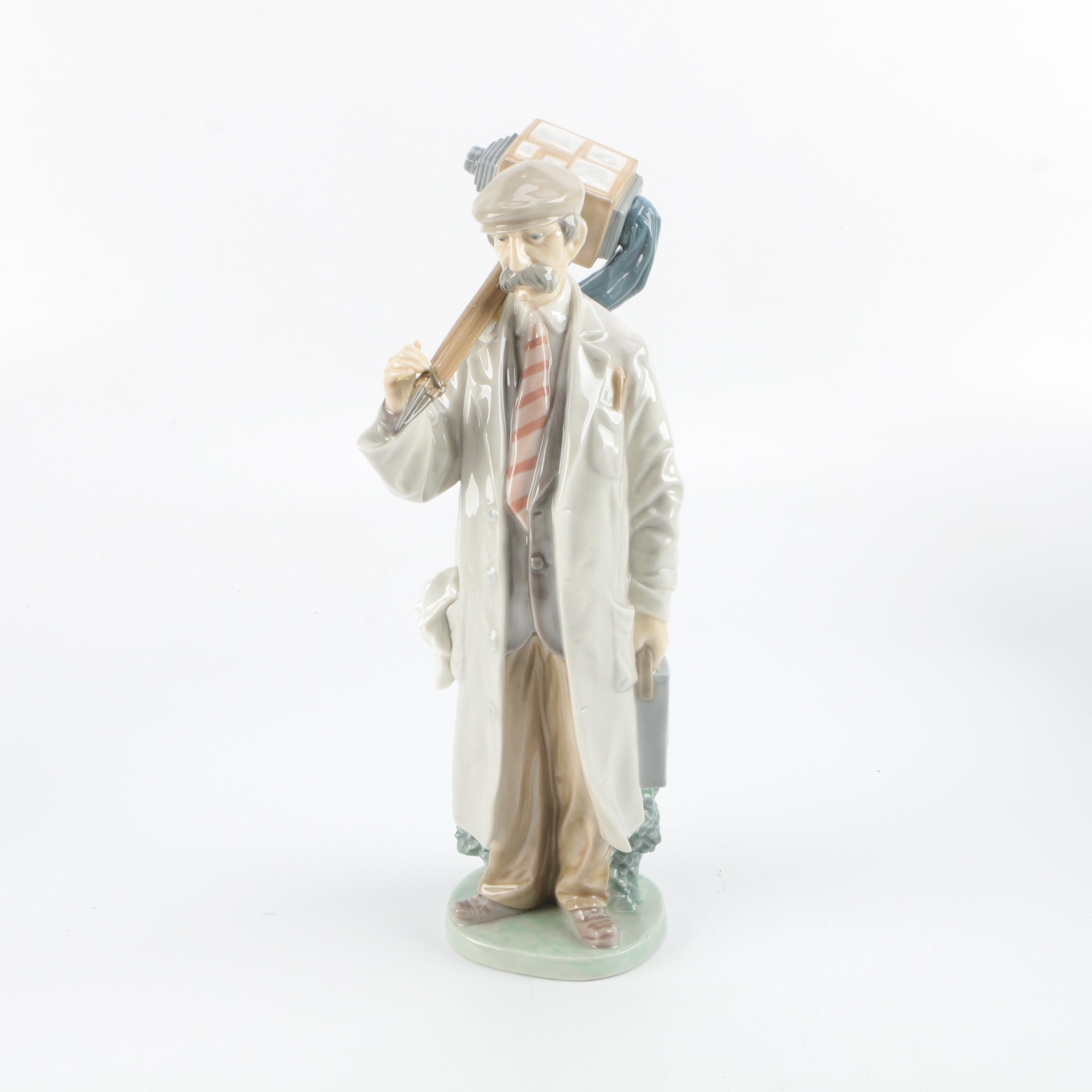 1984 Lladró "Roving Photographer" Porcelain Figurine