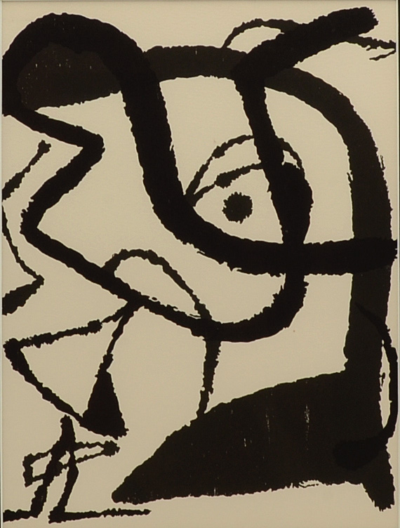 Joan Miró 1979 Woodblock Print "Miro Graveur IX"