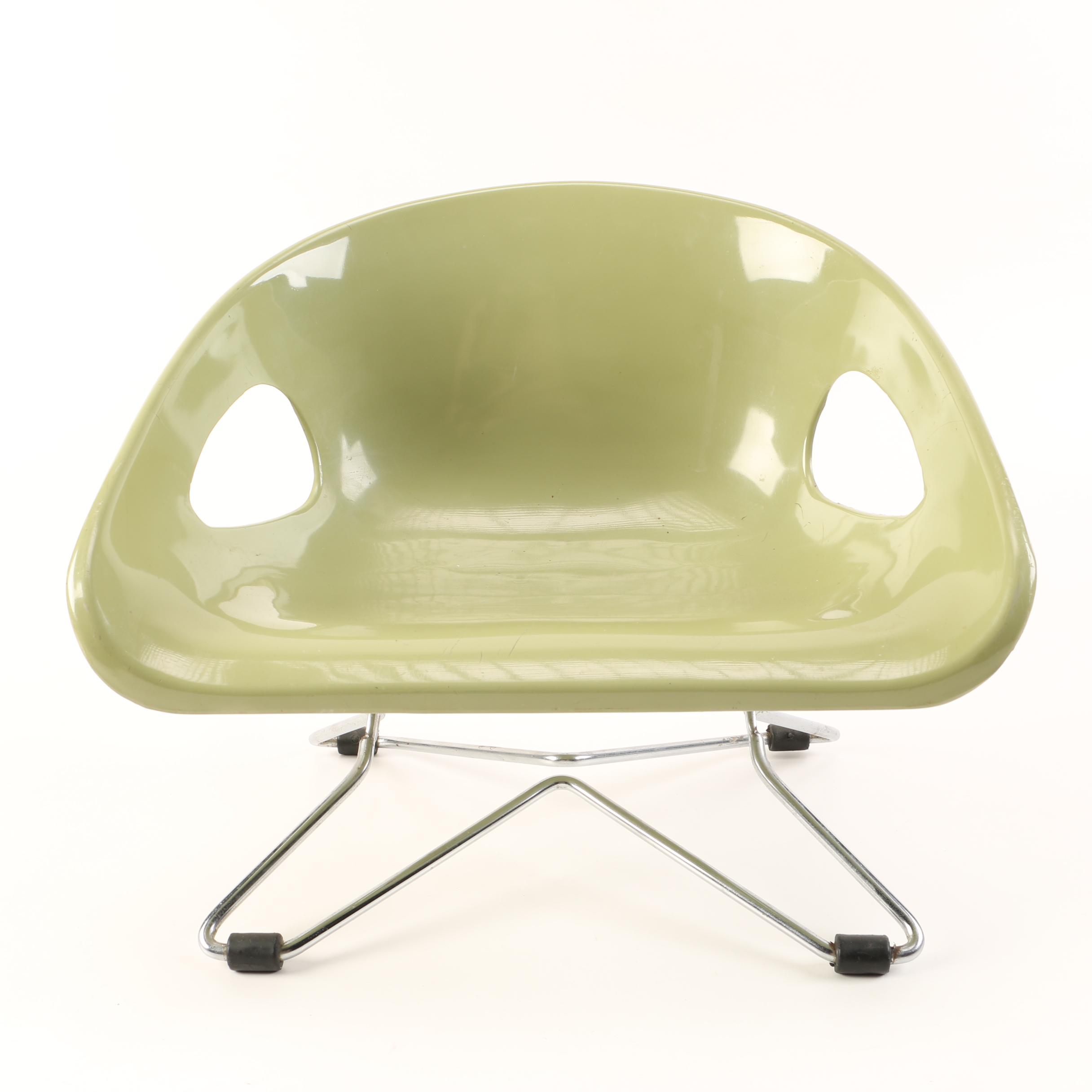 Mid-Century Modern Style Children's Scoop Chair by Cosco