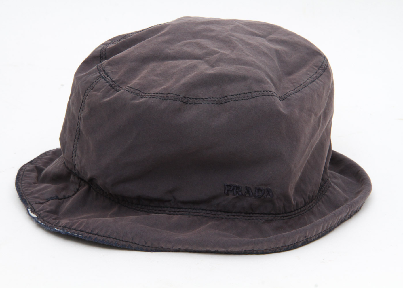 Prada Grey Bucket Hat