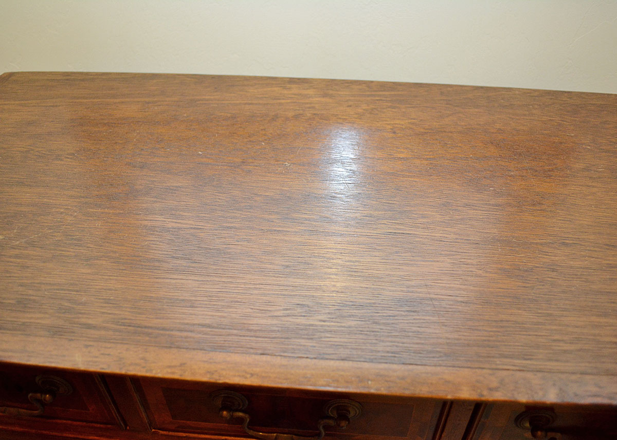 George III Style Inlaid Chest-on-Chest