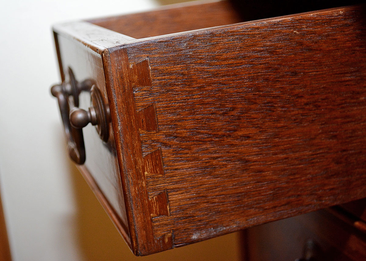 George III Style Inlaid Chest-on-Chest