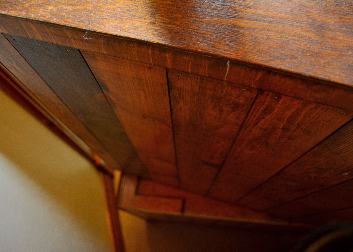 George III Style Inlaid Chest-on-Chest