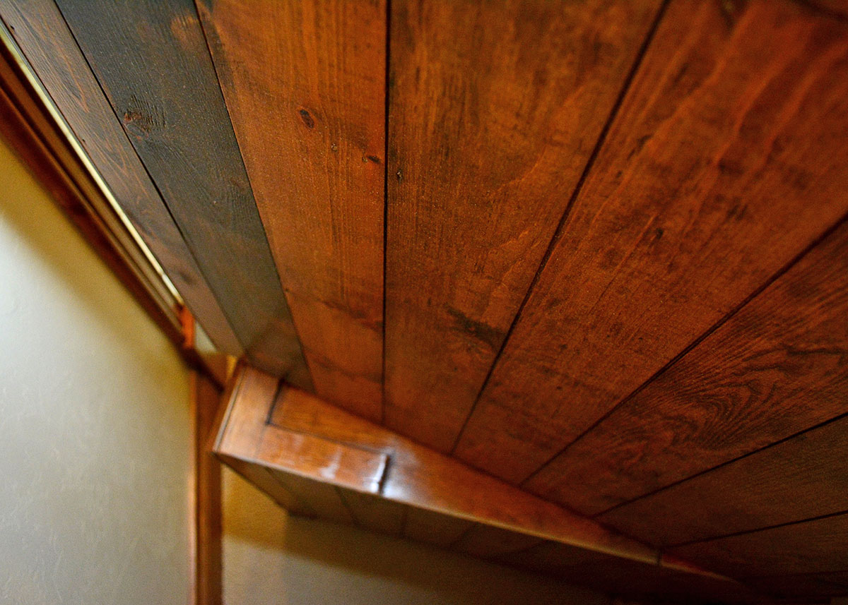 George III Style Inlaid Chest-on-Chest