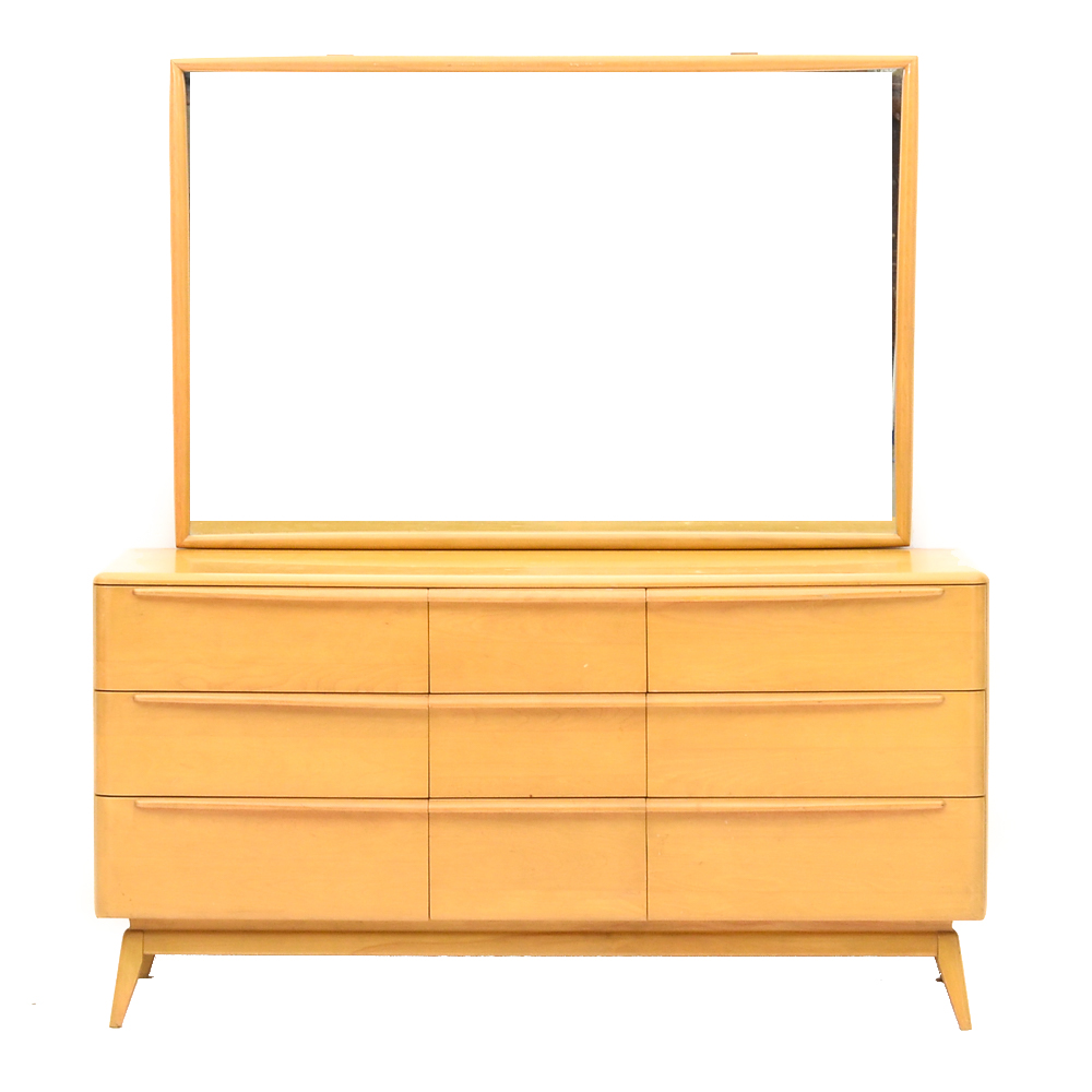 Vintage Heywood-Wakefield Dresser with Mirror