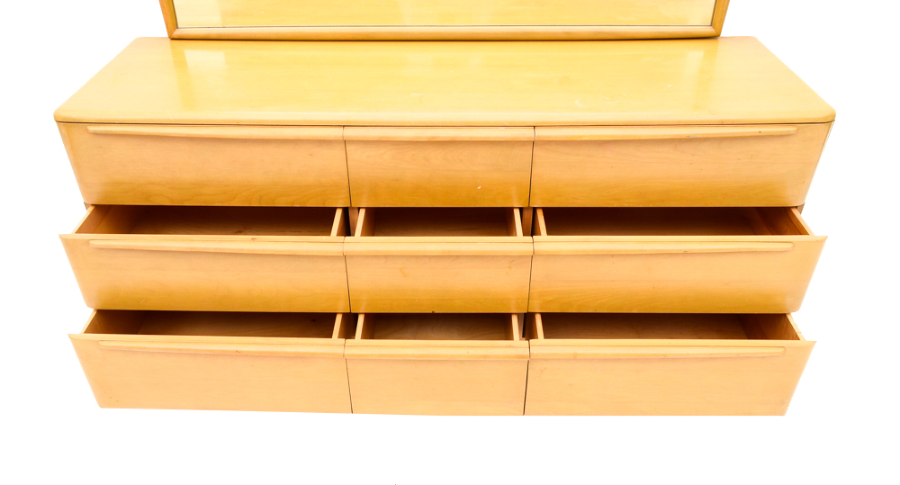 Vintage Heywood-Wakefield Dresser with Mirror