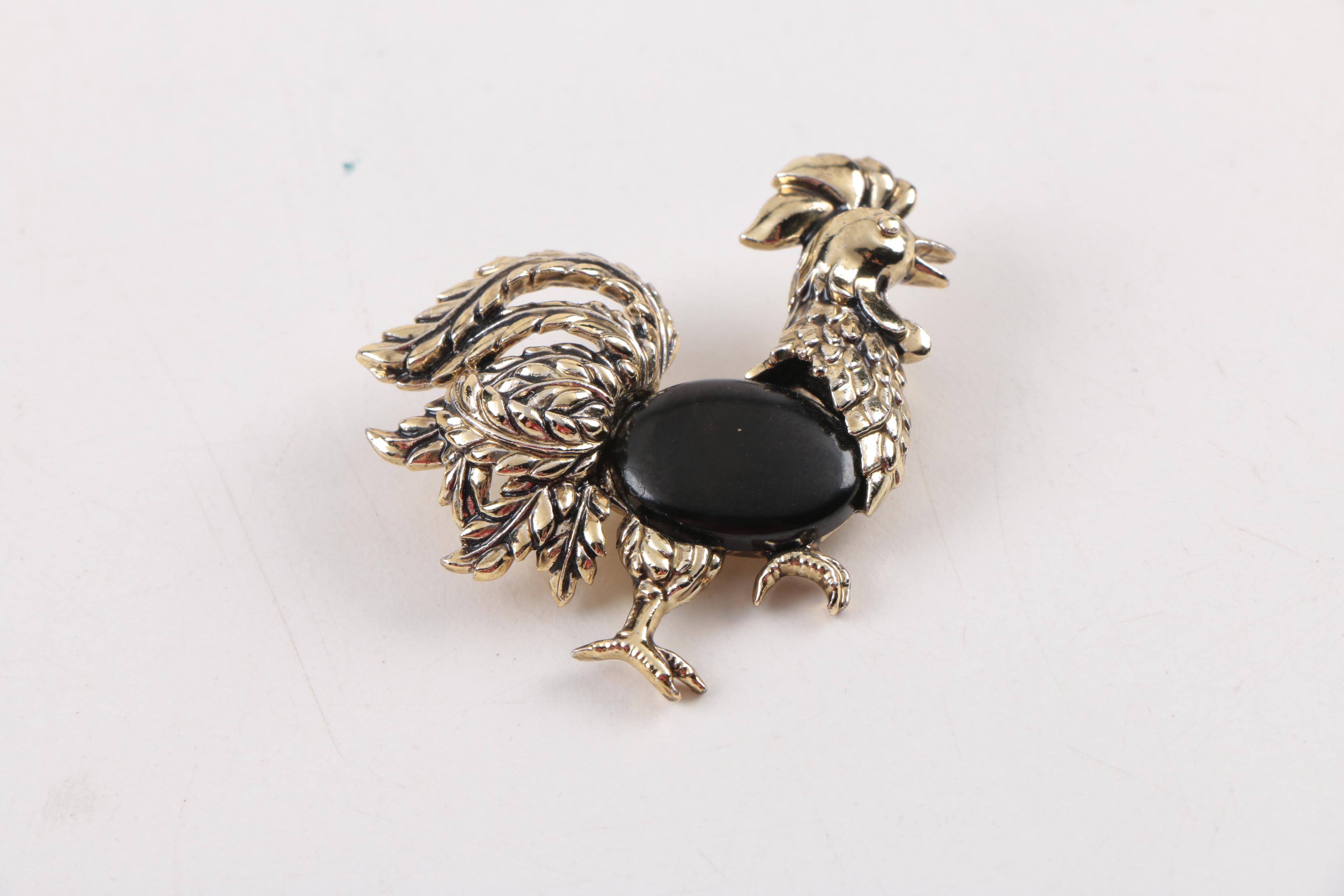 Assortment of Gold Tone VIntage Jewelry Including Givenchy