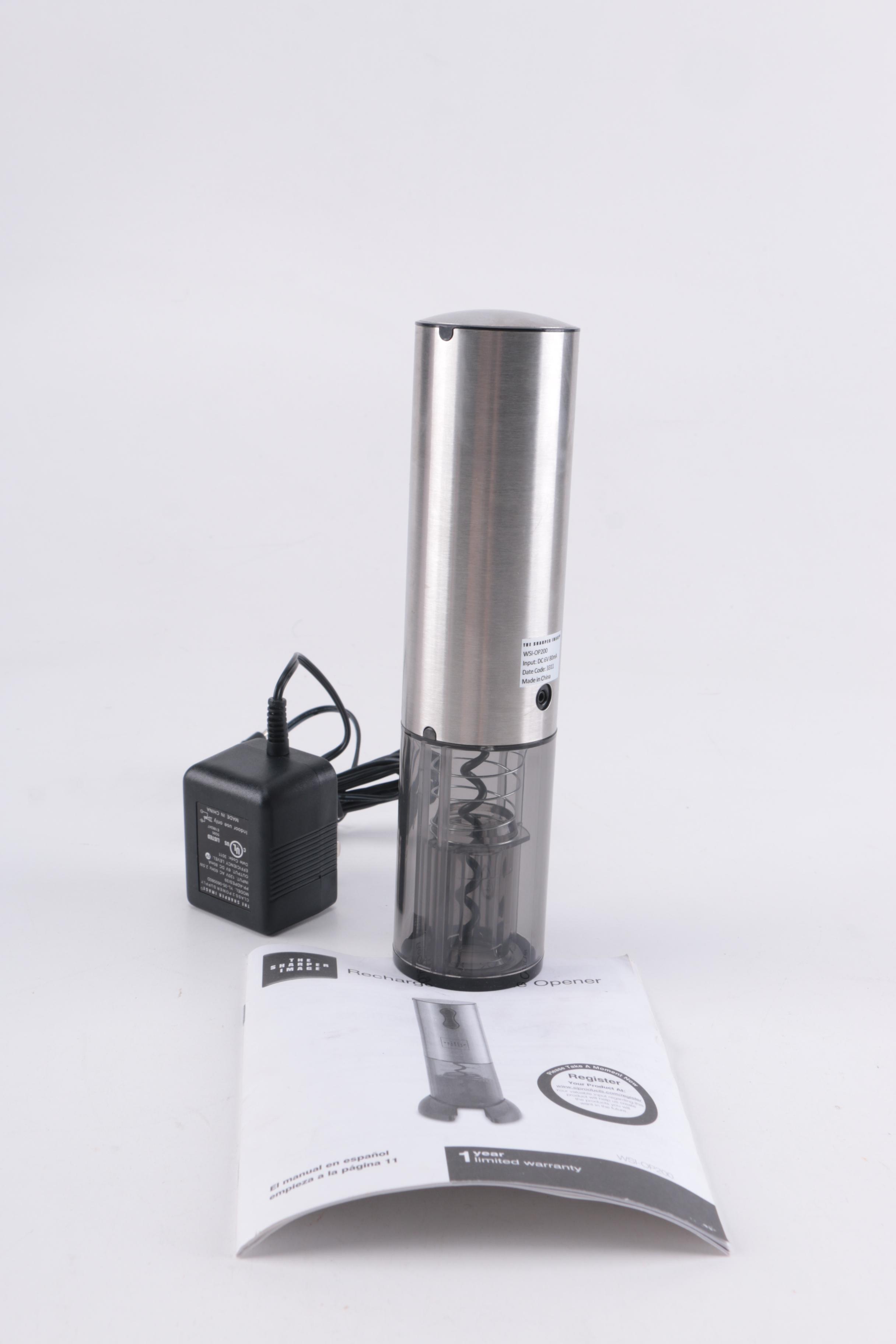 Rabbit Wine Preserver and a The Sharper Image Cork Remover