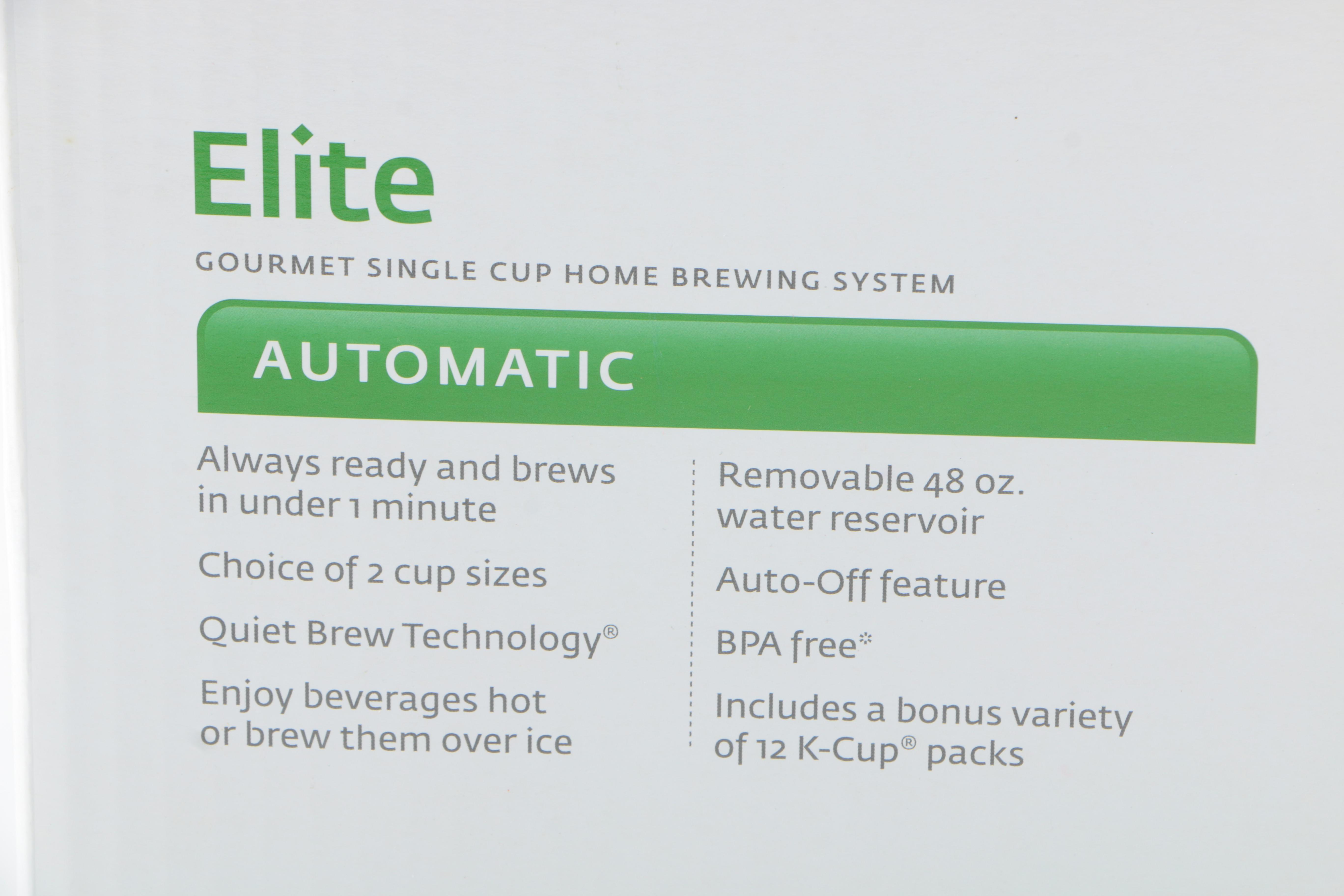 Keurig "Elite B-40" K-Cup Brewing System