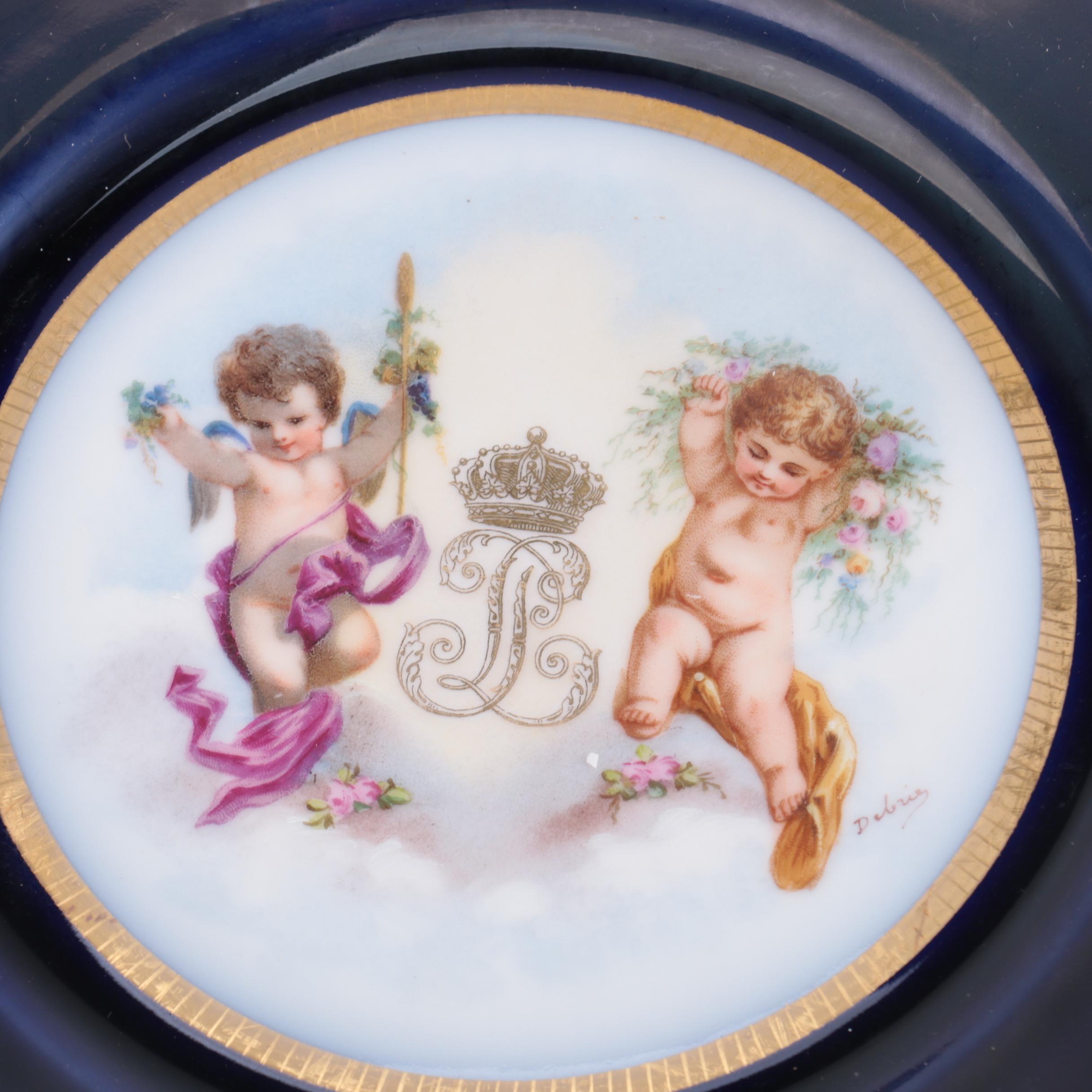 Sevres Chateau Des Tuileries 1846 Porcelain Plates