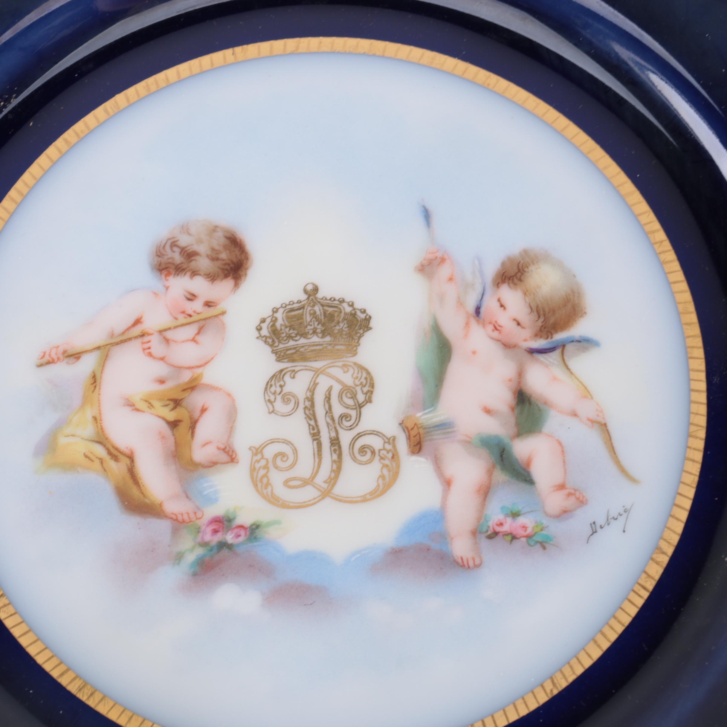 Sevres Chateau Des Tuileries 1846 Porcelain Plates