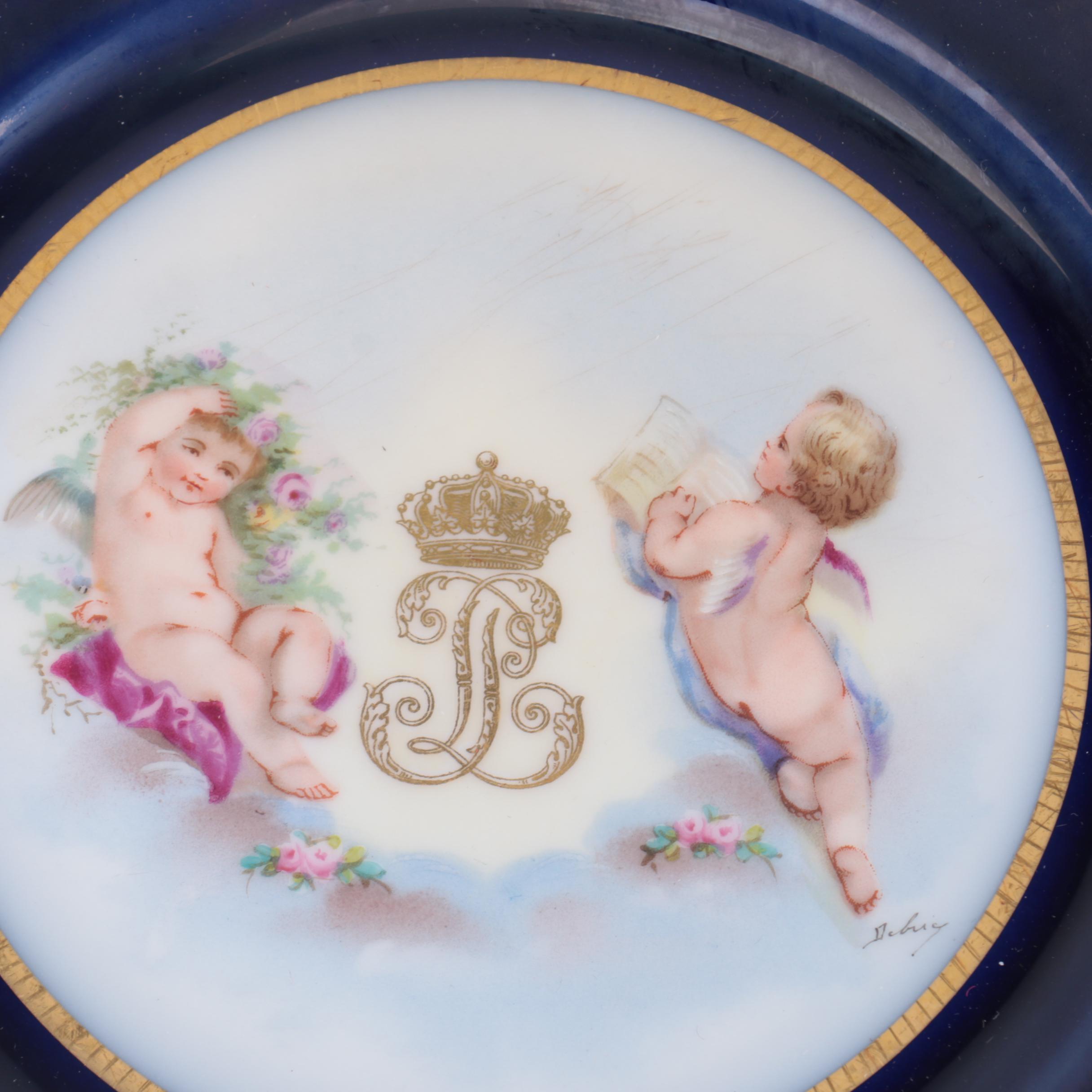 Sevres Chateau Des Tuileries 1846 Porcelain Plates