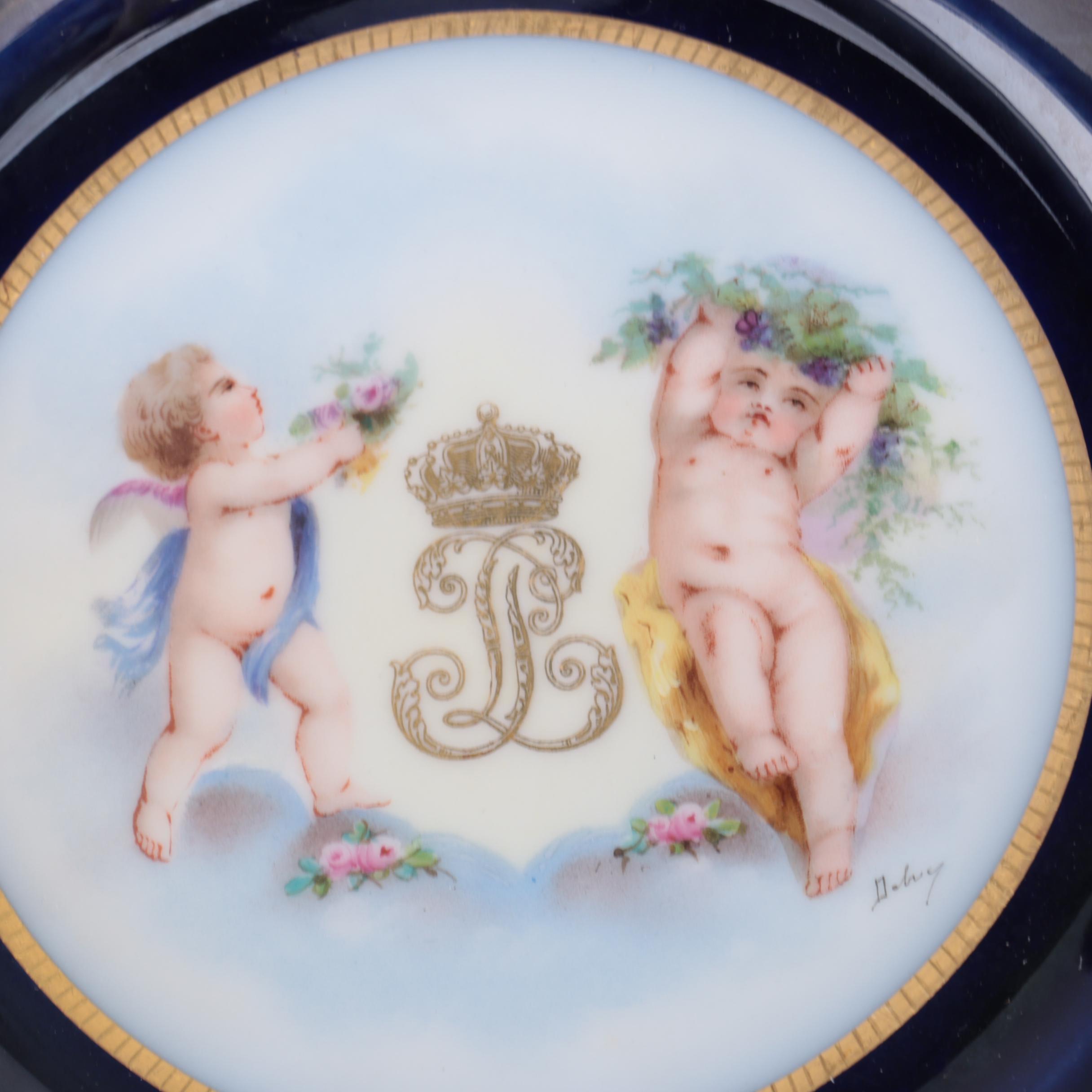 Sevres Chateau Des Tuileries 1846 Porcelain Plates