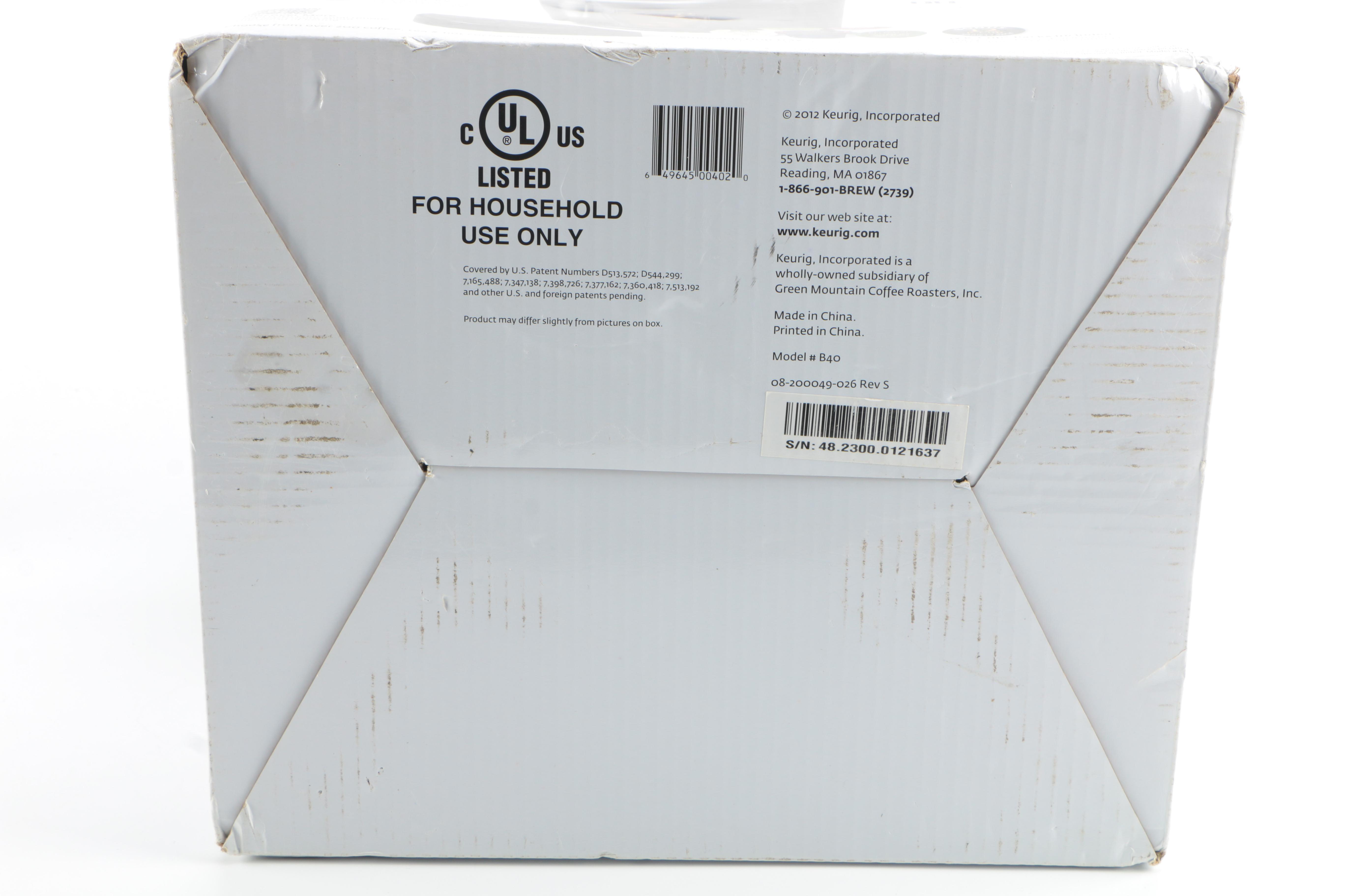 Keurig "Elite B-40" K-Cup Brewing System