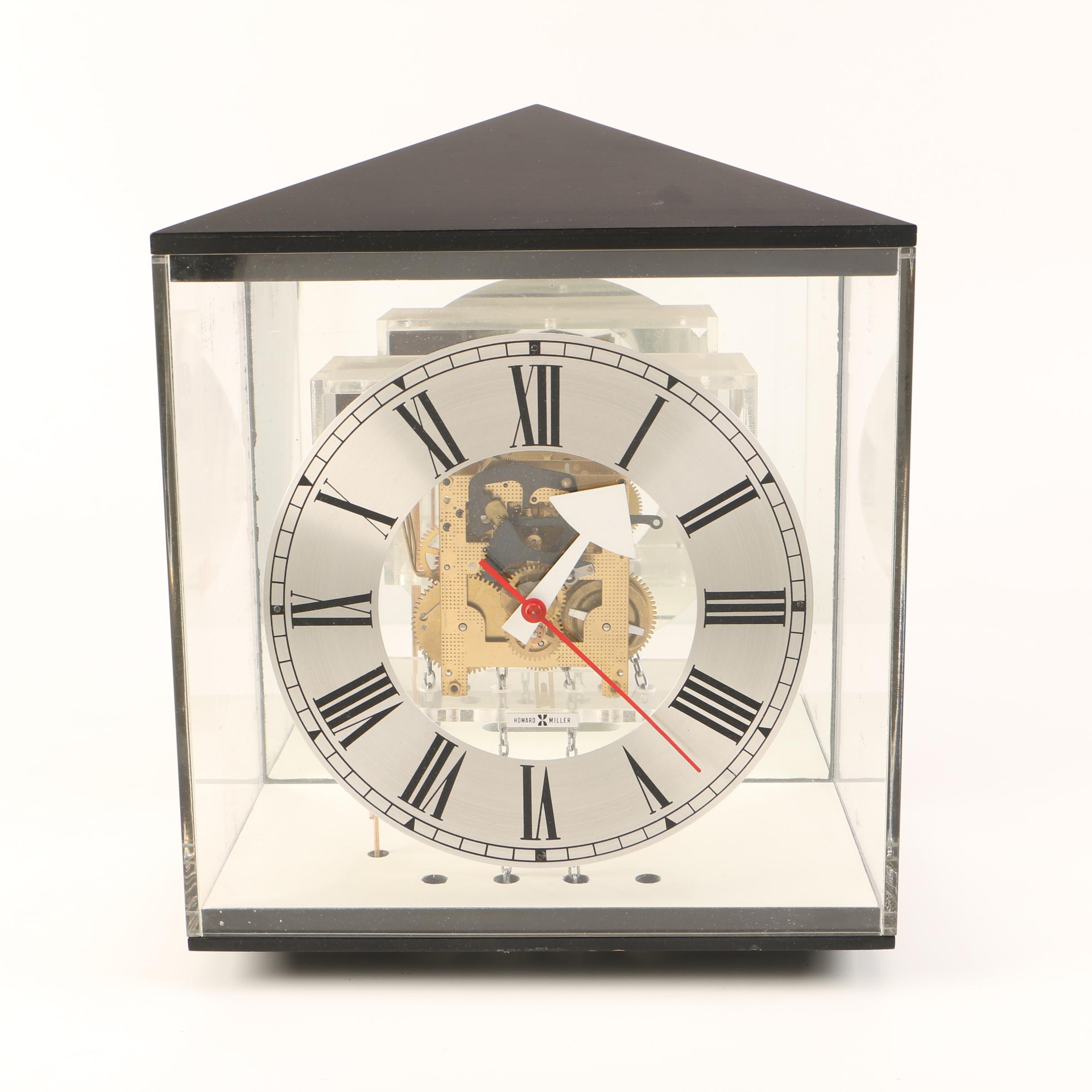 Mid Century Modern George Nelson Hanging Grandfather Clock for Howard Miller