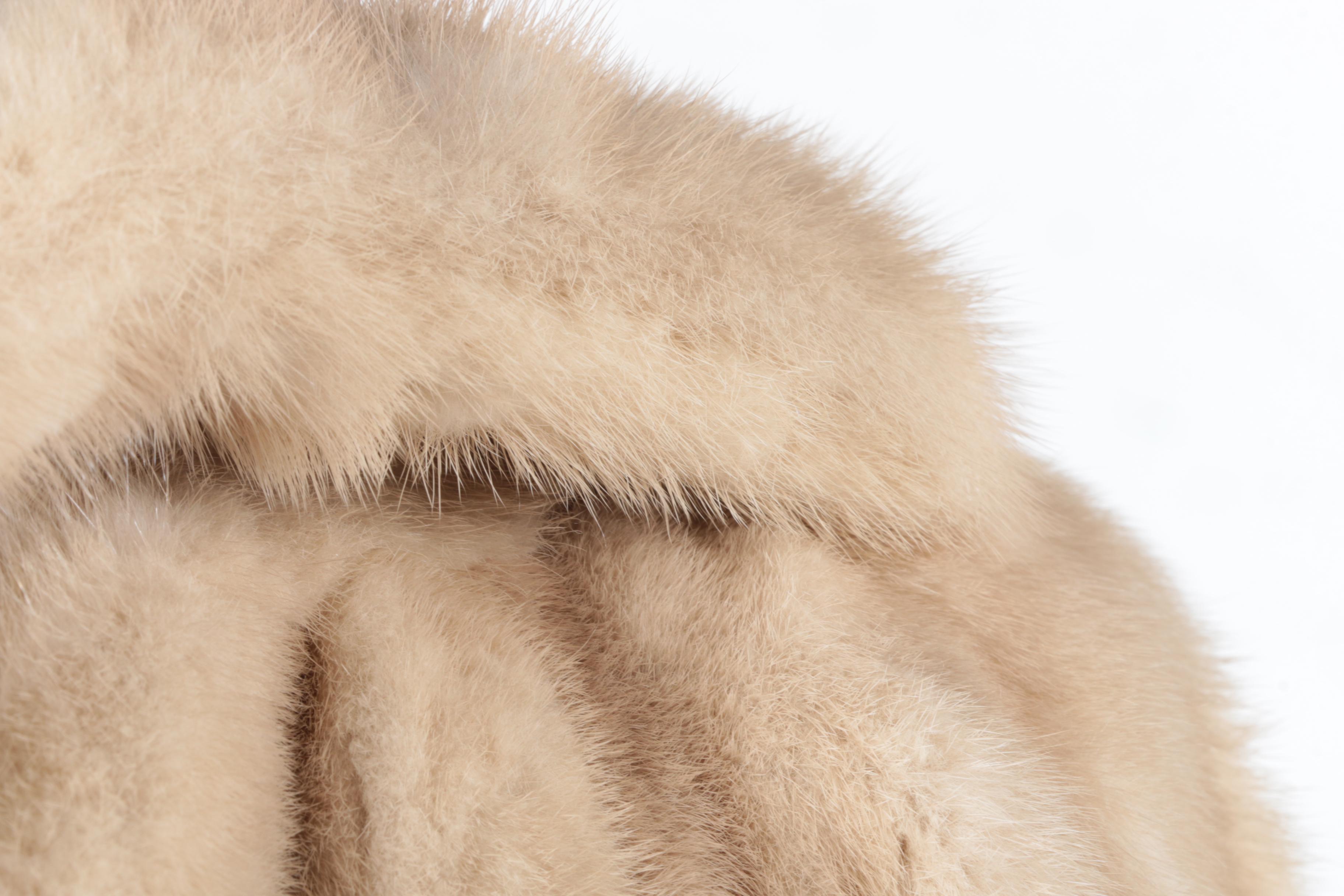 J. Galistino & Co. Full Length Blonde Mink Coat