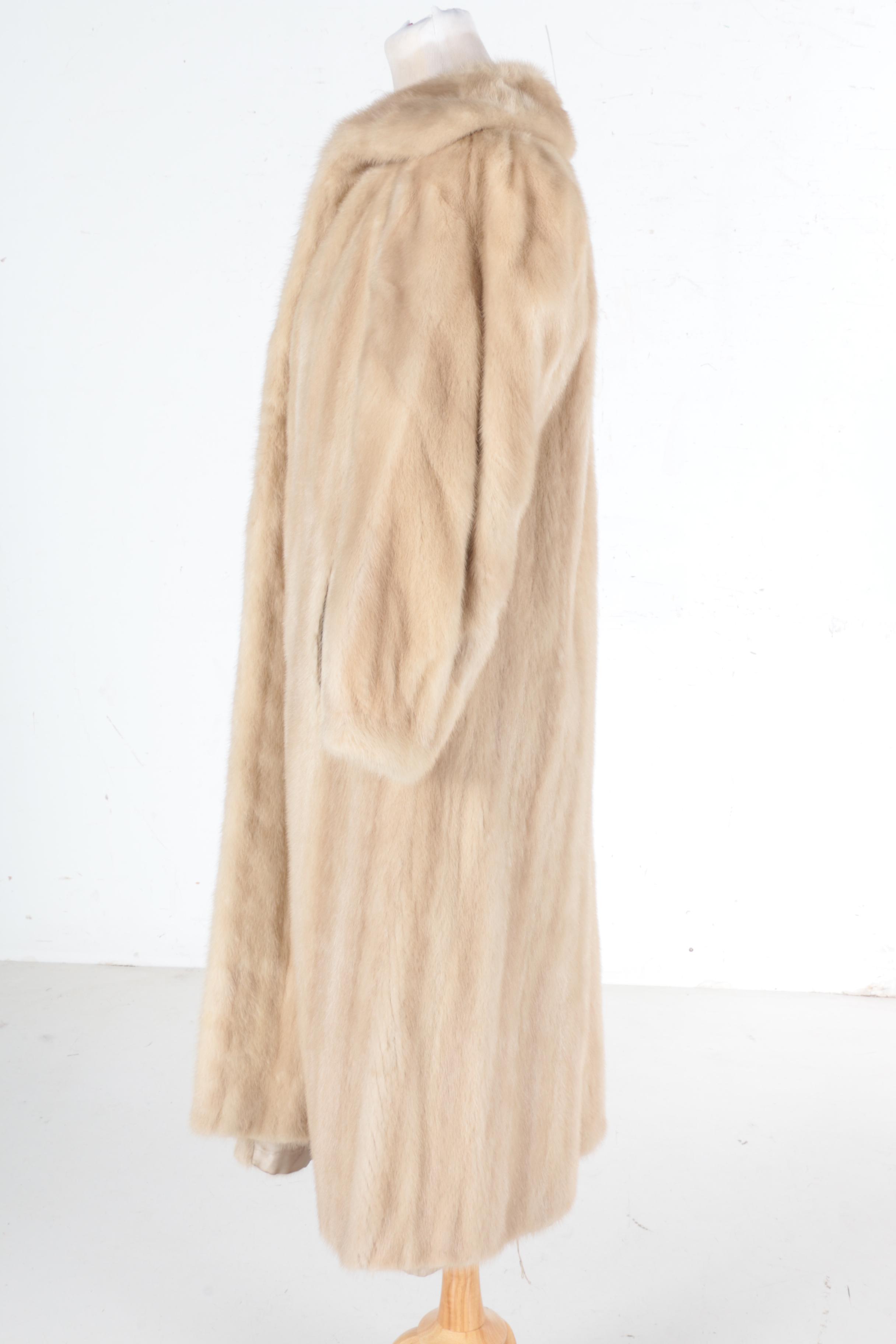 J. Galistino & Co. Full Length Blonde Mink Coat