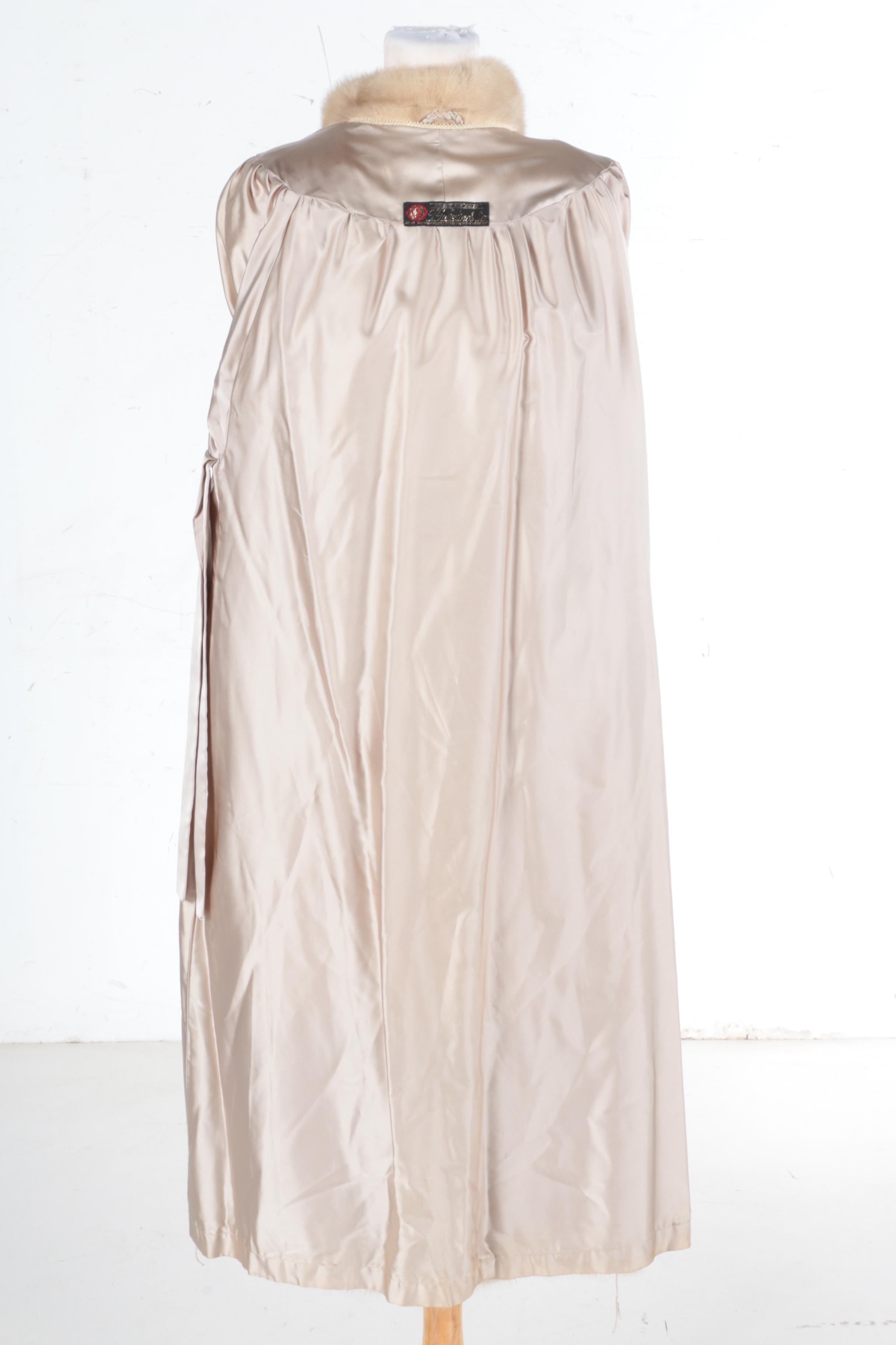 J. Galistino & Co. Full Length Blonde Mink Coat