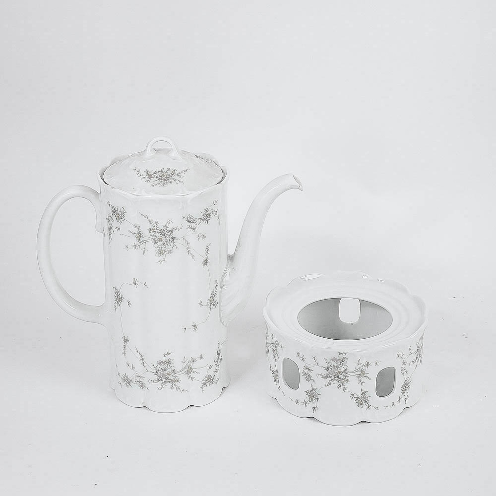 A Collection of Vintage Rosenthal "Classic Rose" Serve Ware Including a Tea Service