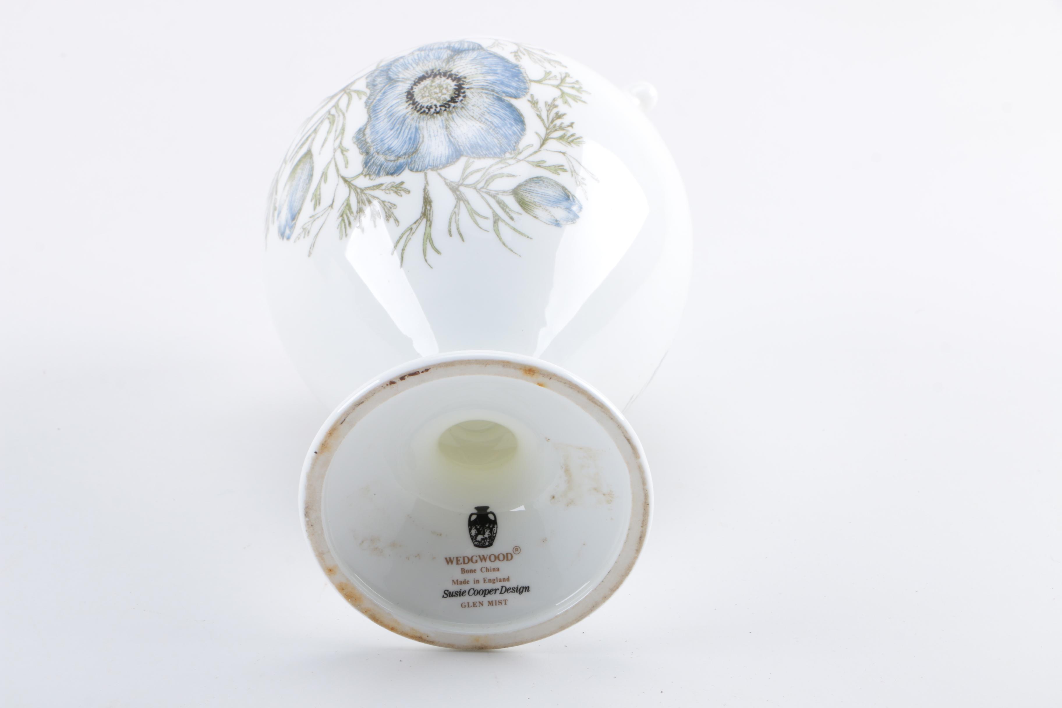 Mid Century Wedgwood "Glen Mist" Vase Designed by Susie Cooper