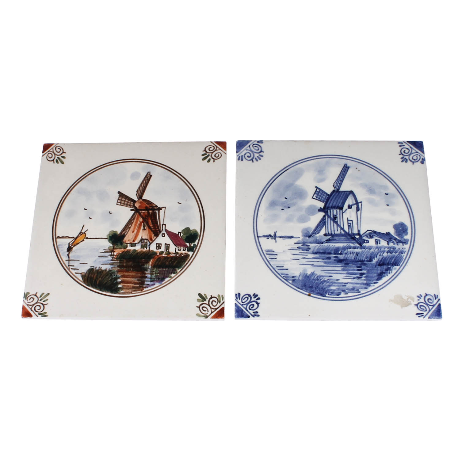 Hand-Painted Delft Tiles