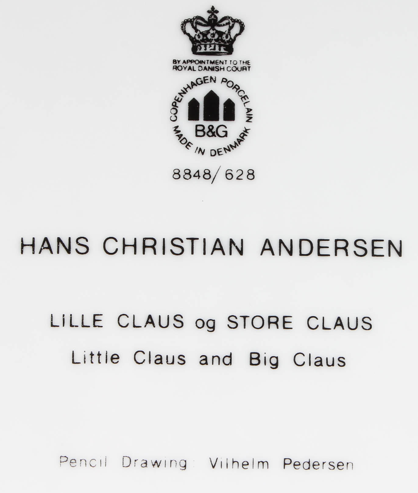 Bing and Grondahl Hans Christian Andersen Plates