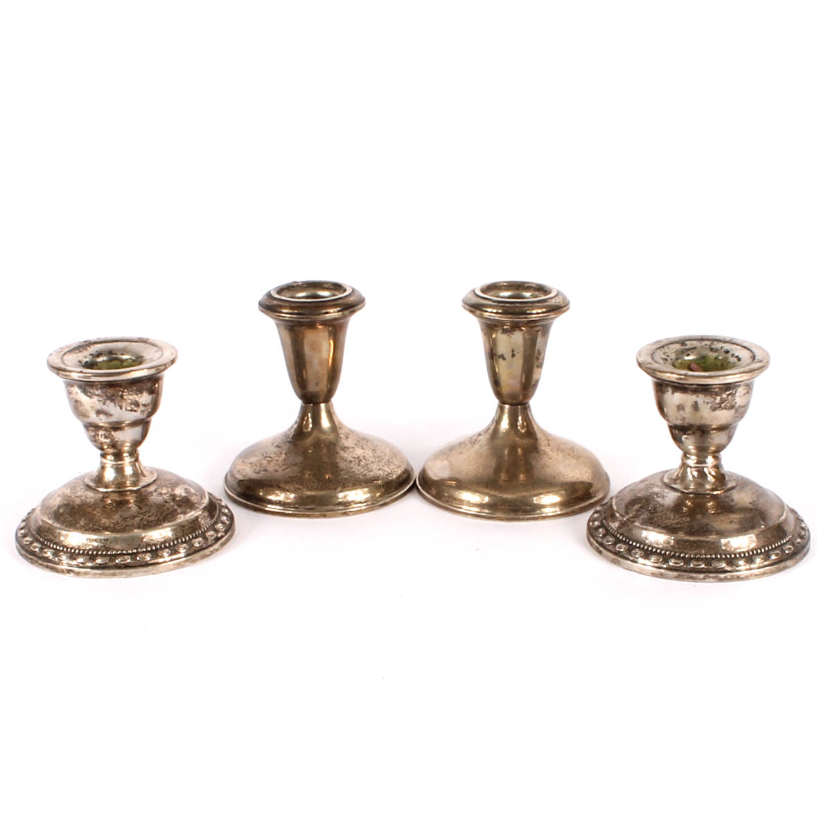Weighted Sterling Silver Candleholders