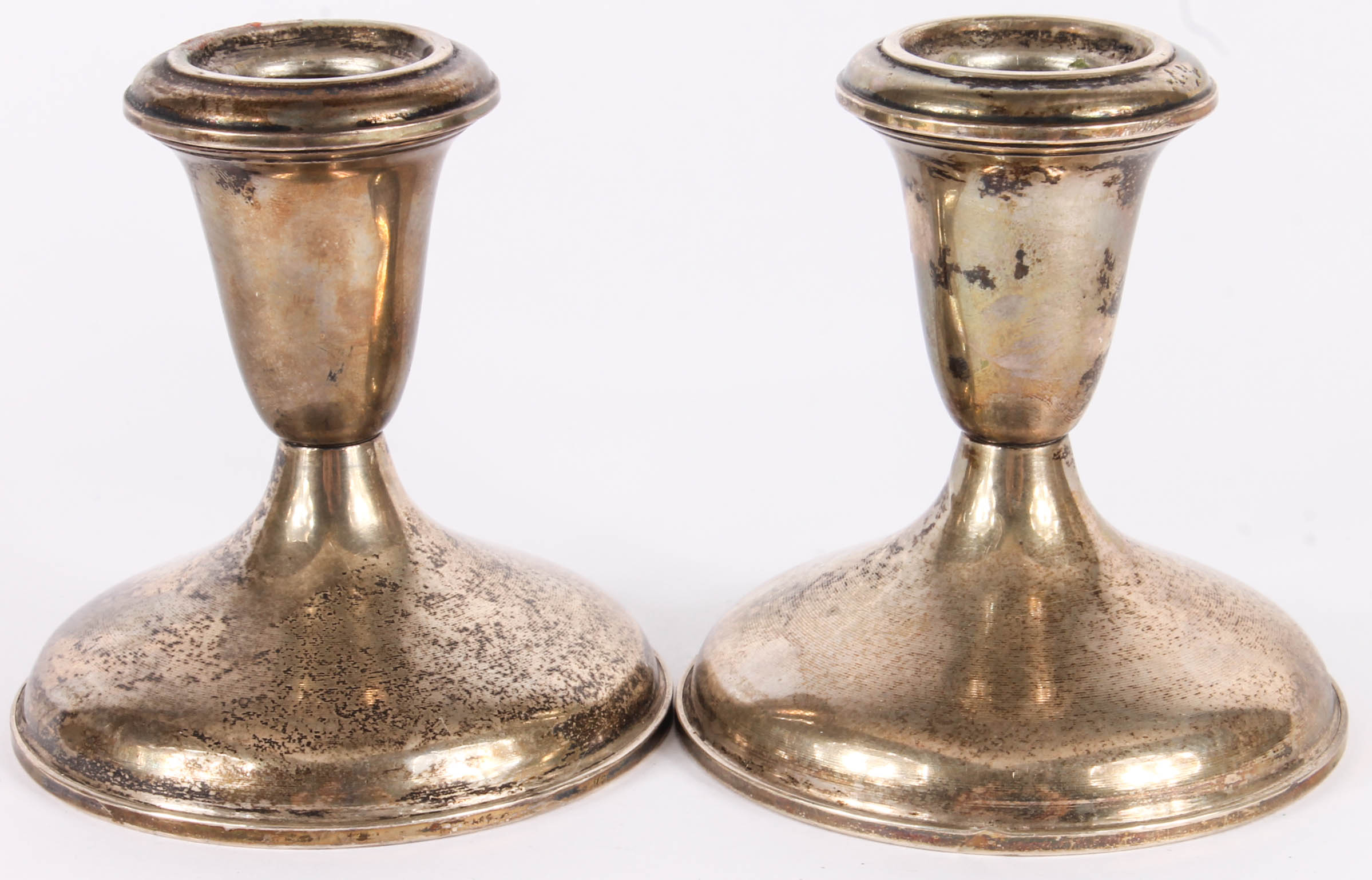 Weighted Sterling Silver Candleholders