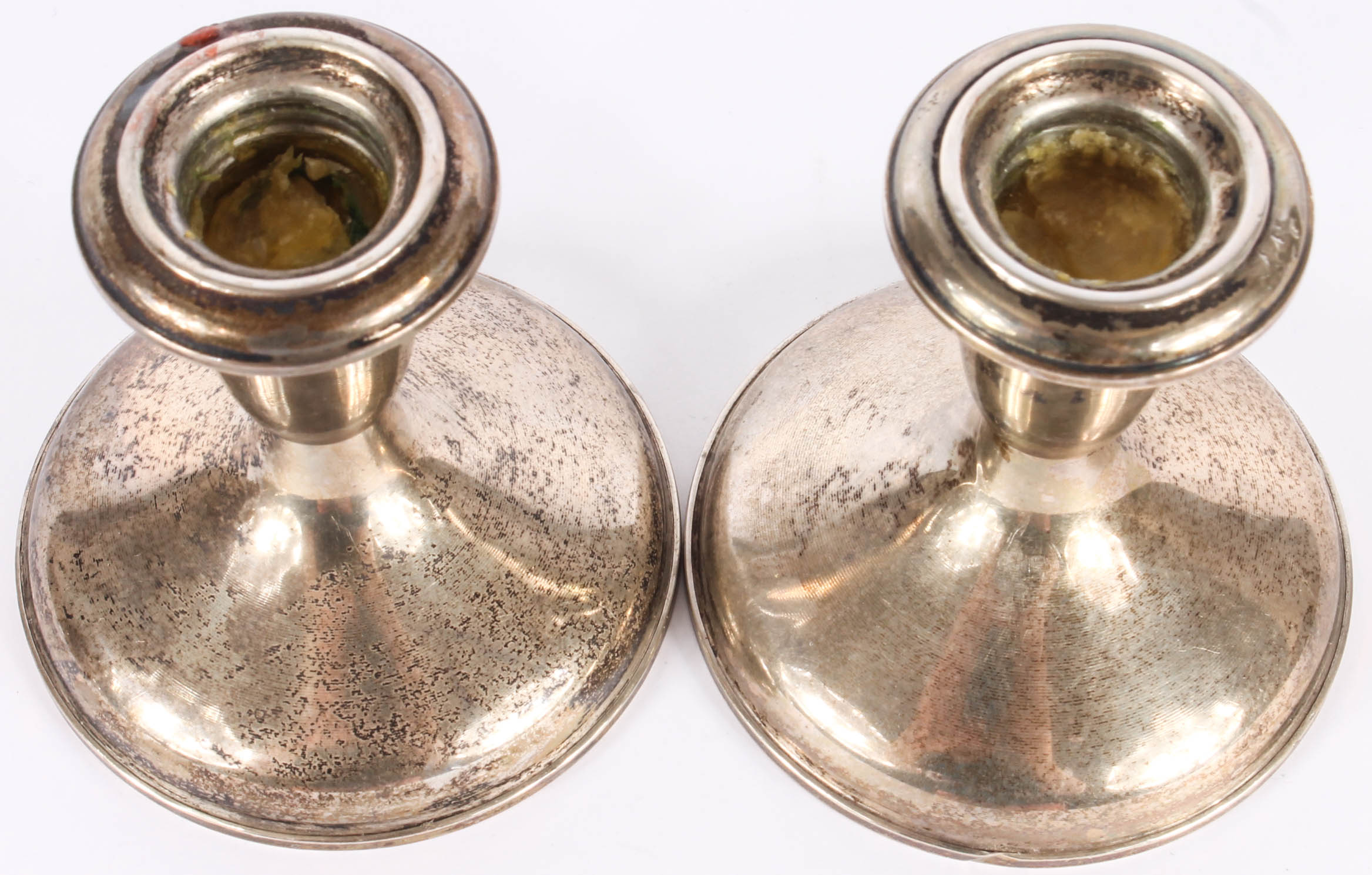 Weighted Sterling Silver Candleholders