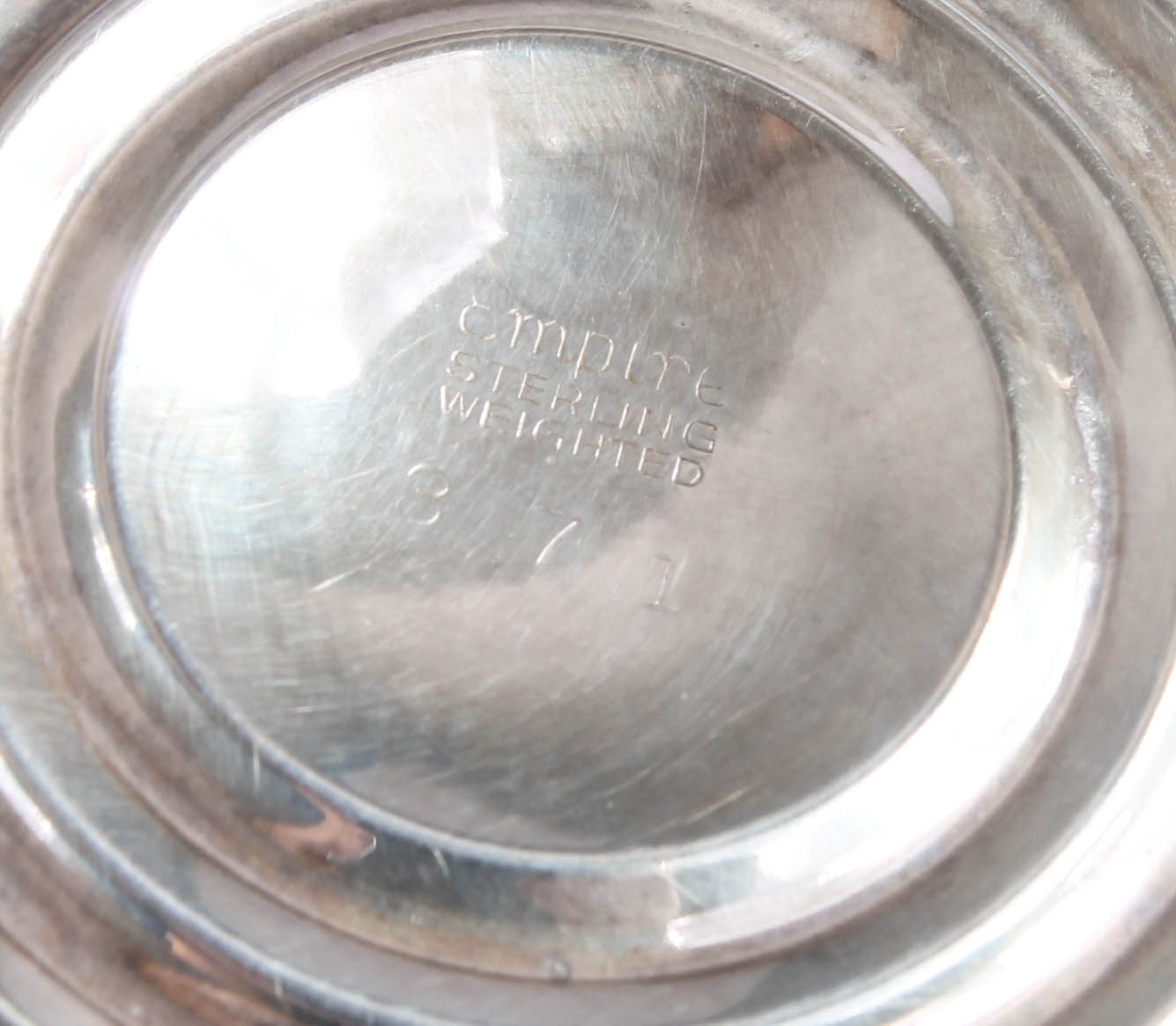 Weighted Sterling Silver Candleholders