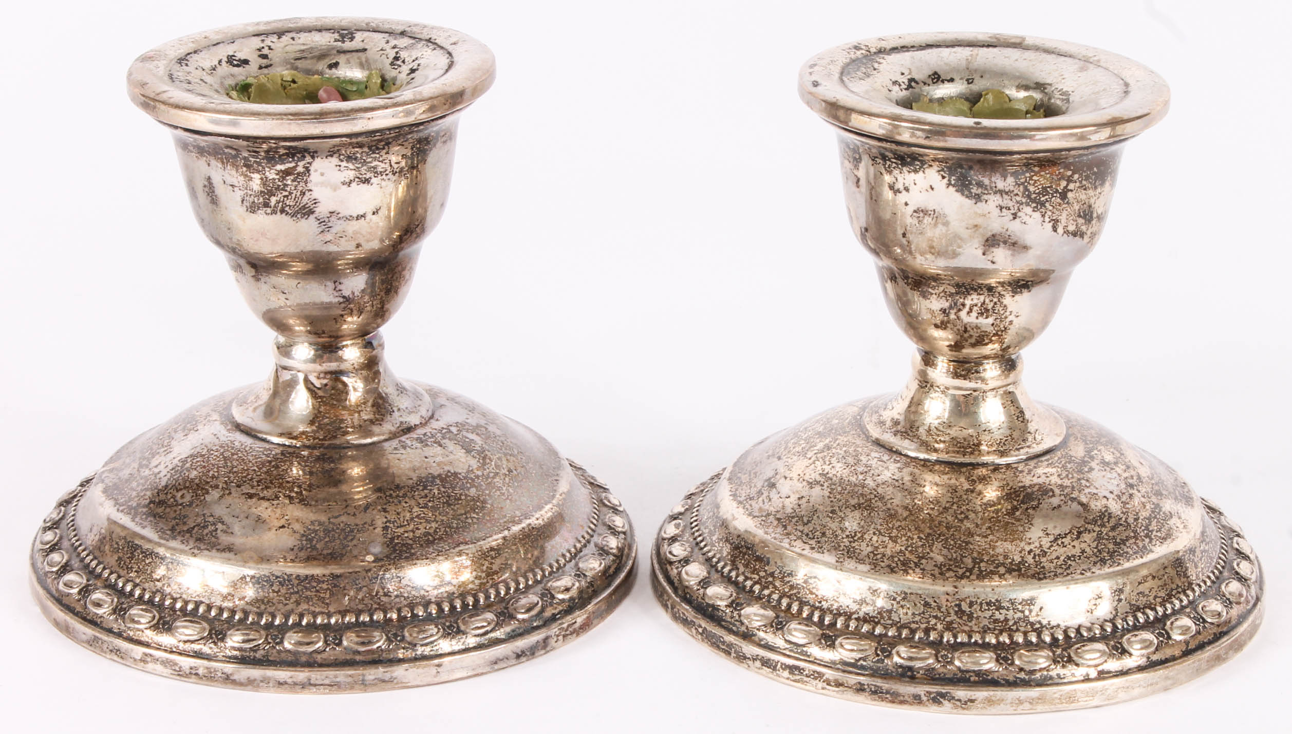 Weighted Sterling Silver Candleholders
