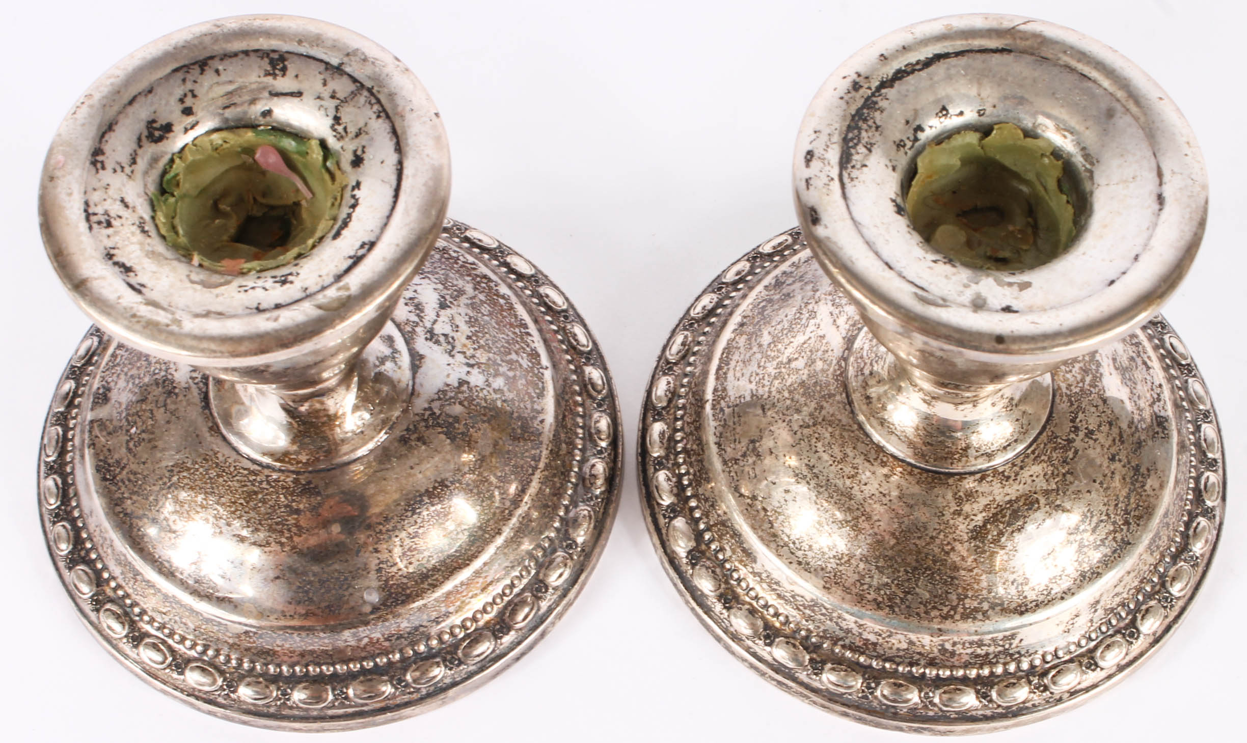 Weighted Sterling Silver Candleholders