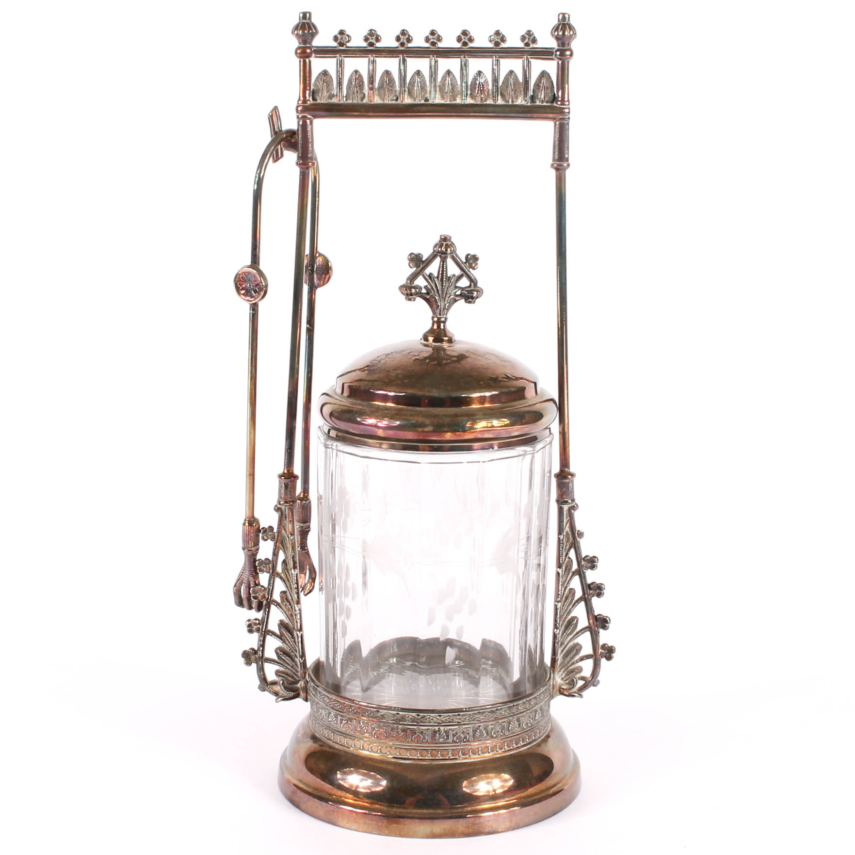 Vintage Silver Plated Pickle Castor