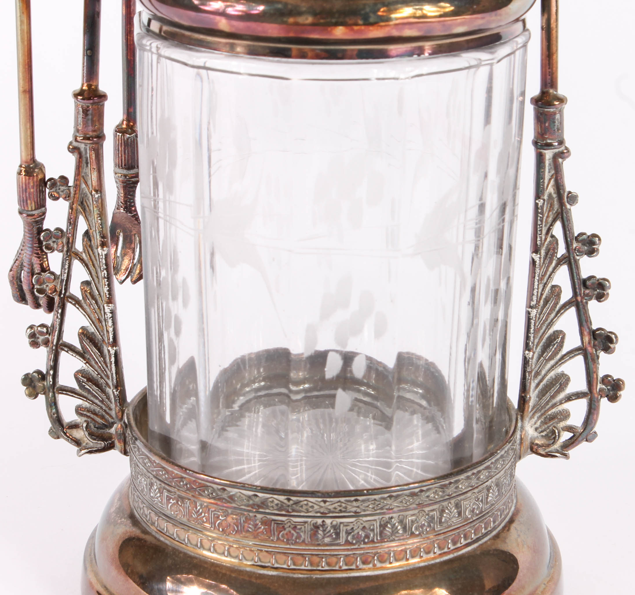 Vintage Silver Plated Pickle Castor