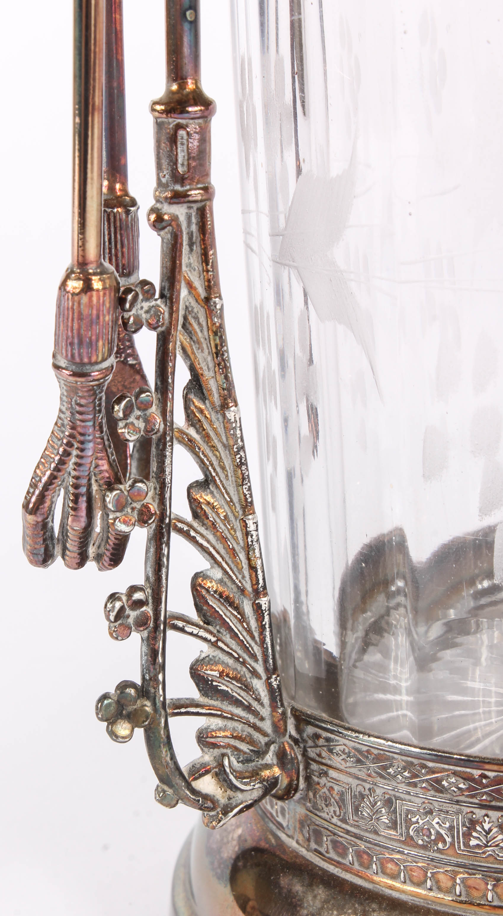 Vintage Silver Plated Pickle Castor