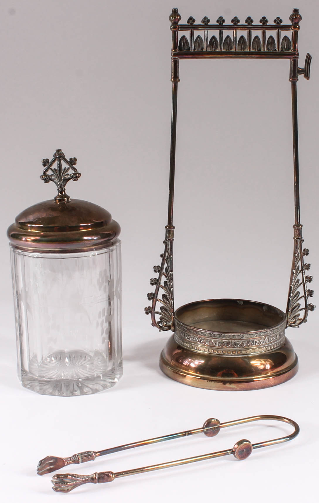 Vintage Silver Plated Pickle Castor