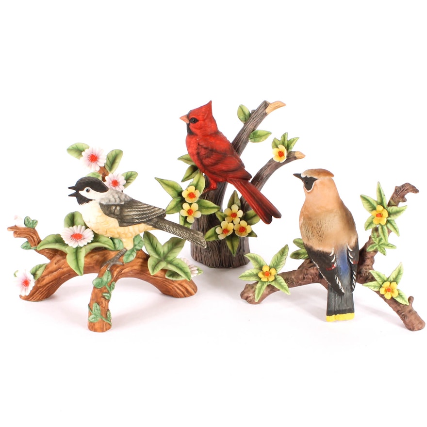 The Danbury Mint "The Song Bird" Series Figurines