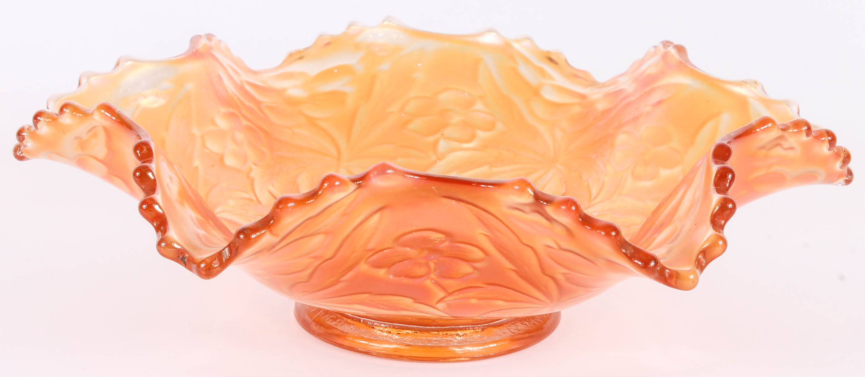 Orange Carnival Glass Assortment