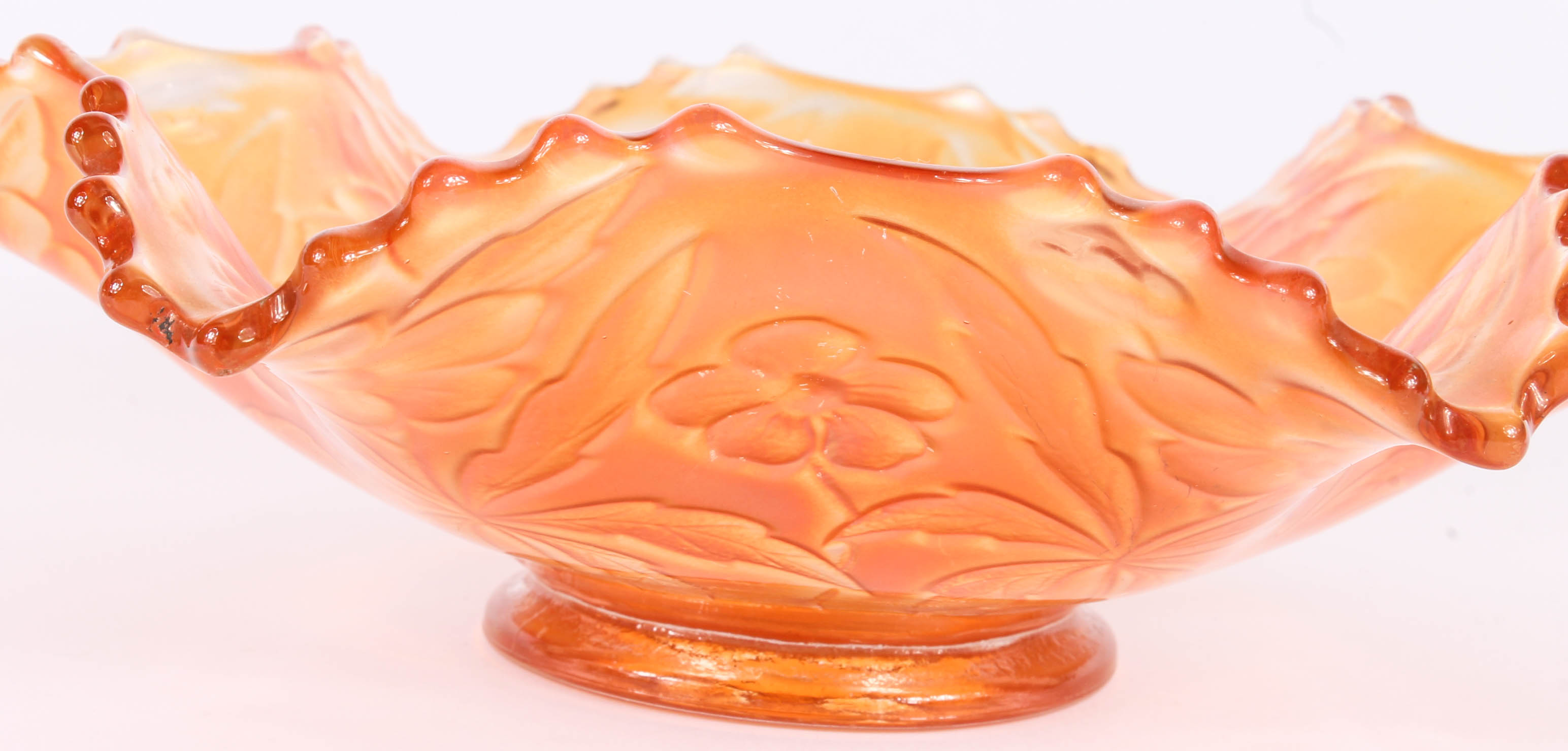 Orange Carnival Glass Assortment